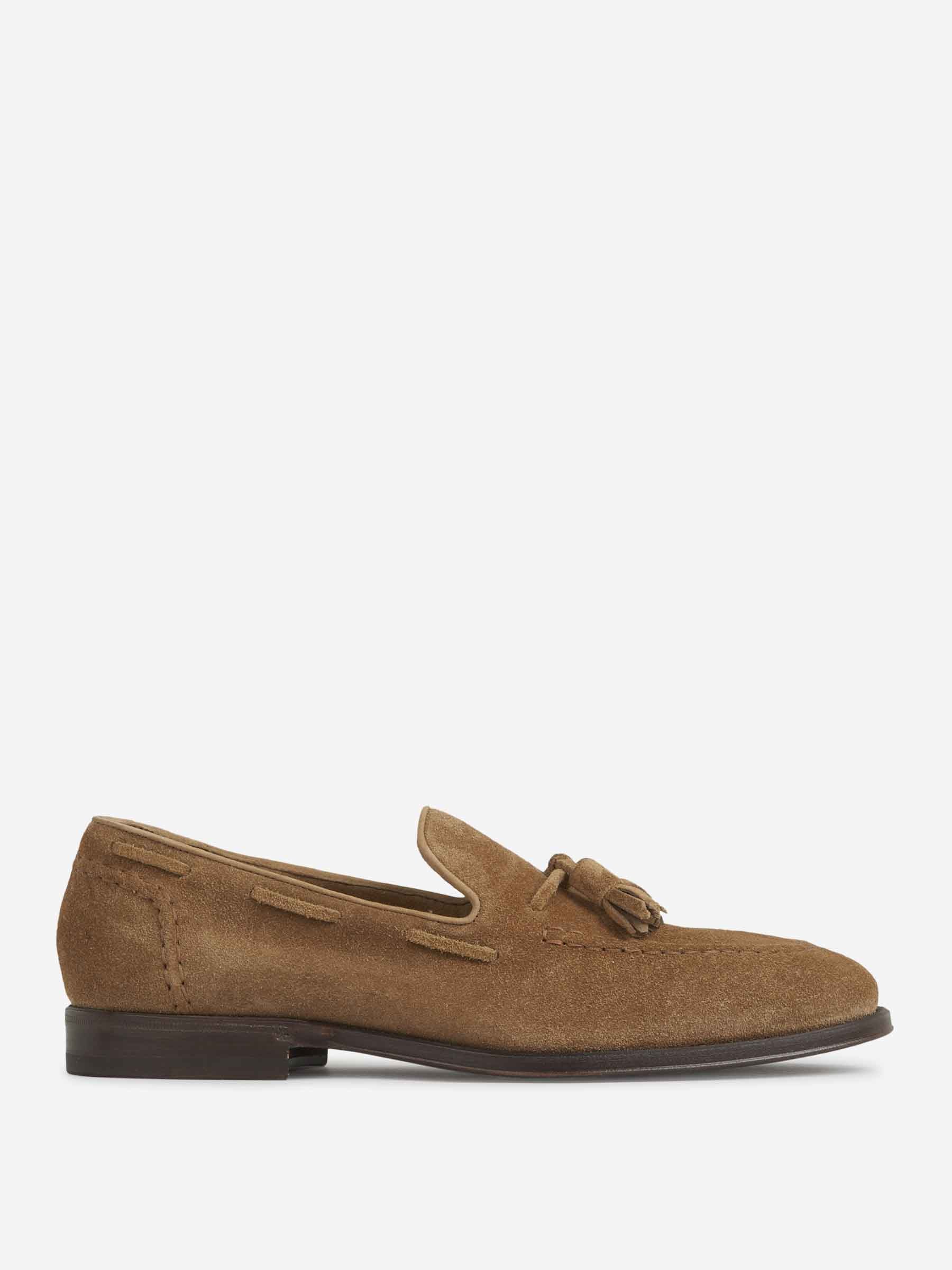 Henderson Baracco Hombre Barcelona Mocasines Ante Borlas color Caramelo sku 611-004573 01 - Foto 1