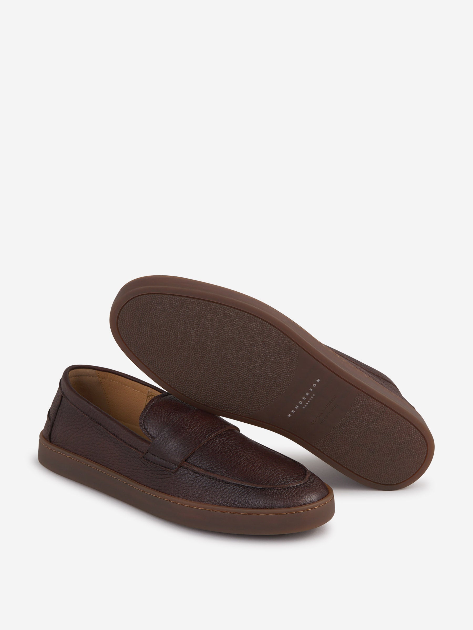 Outlet online Henderson Baracco Hombre Mocasines SIFNOS.C.40 color Marrón Oscuro sku 611-004574 01 - Foto 4