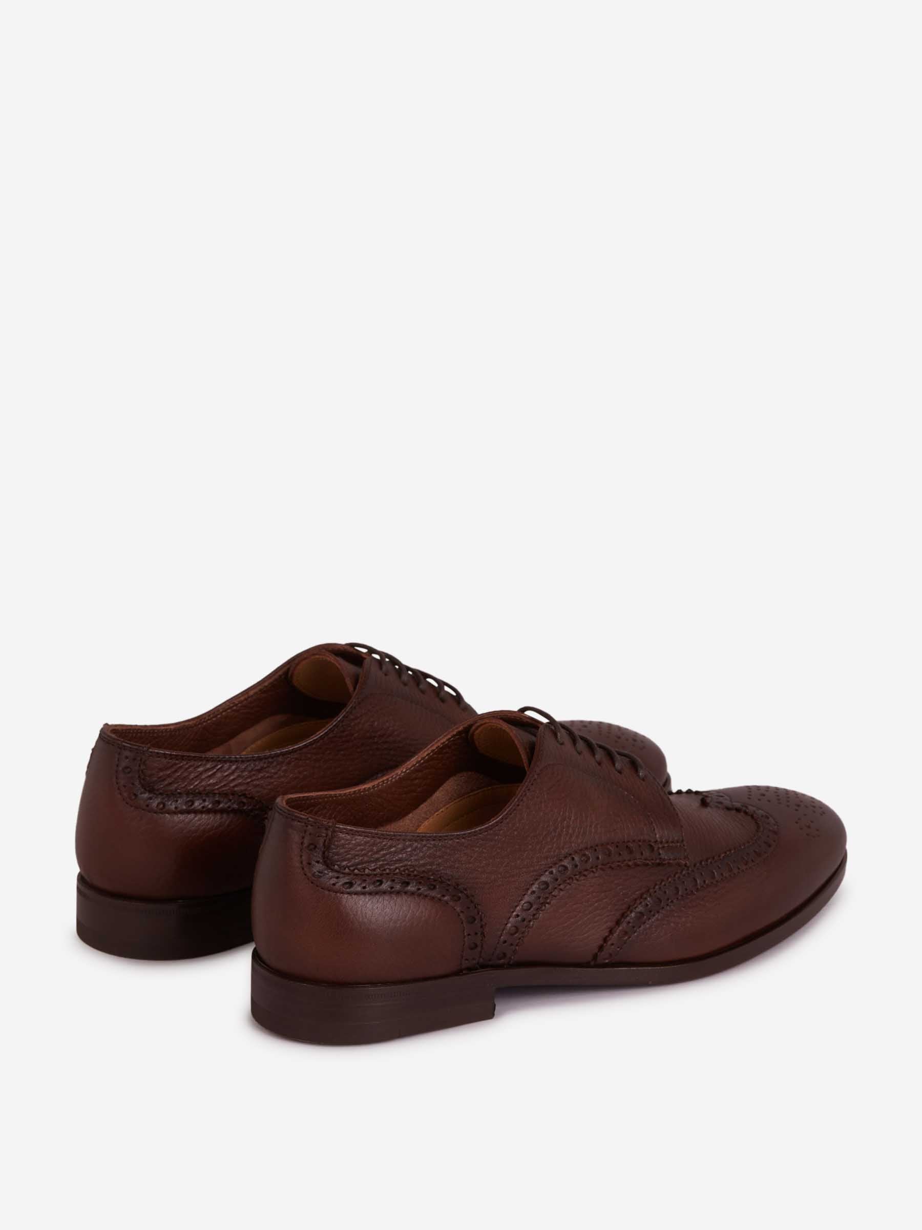 Henderson Baracco Hombre Barcelona Zapatos Derby Brogue color Marrón sku 611-004580 01 - Foto 3