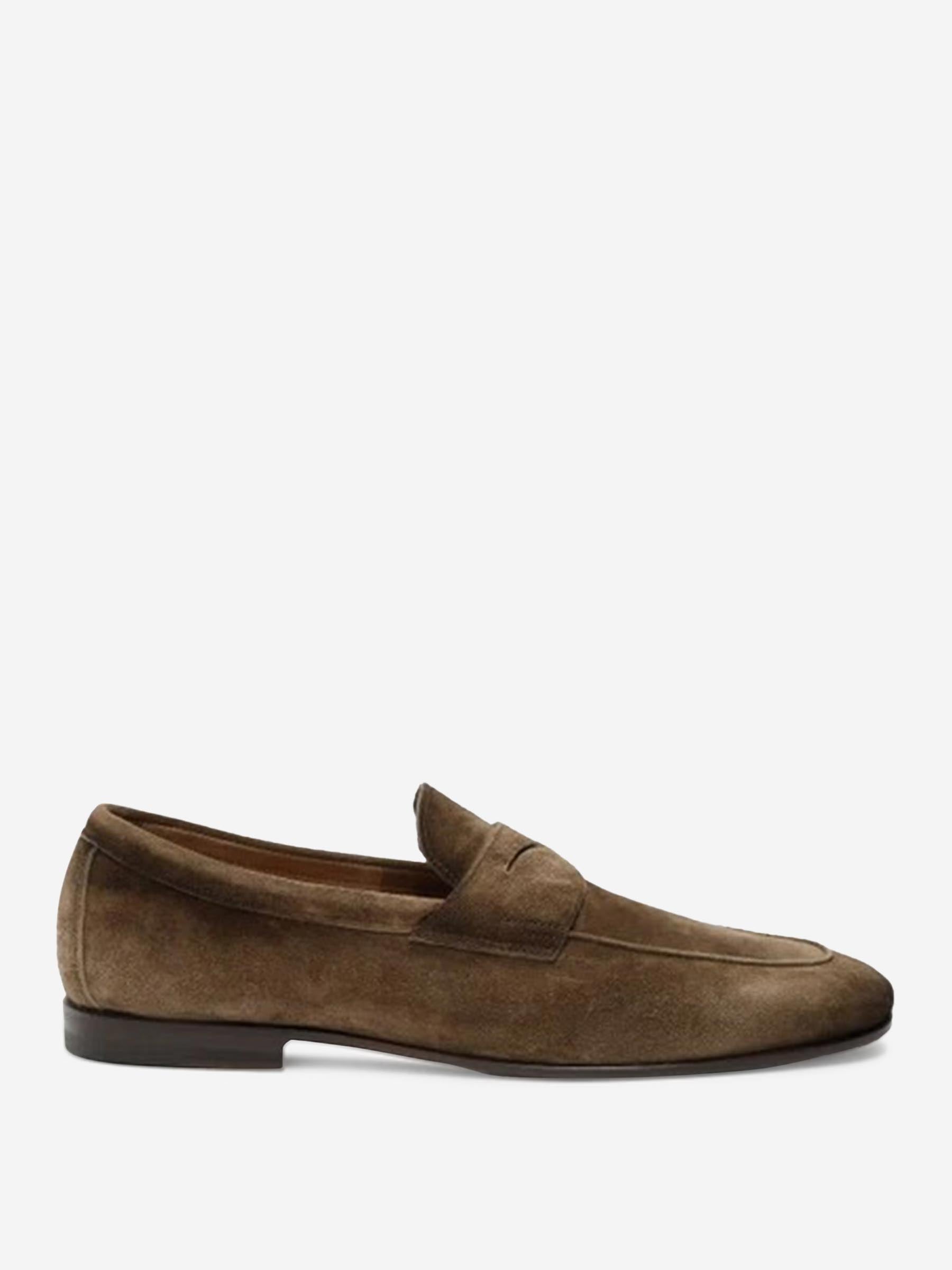 Outlet online Santoni Hombre Zapatos Mocasines Carlo color Marrón sku 611-004582 01 - Foto 1