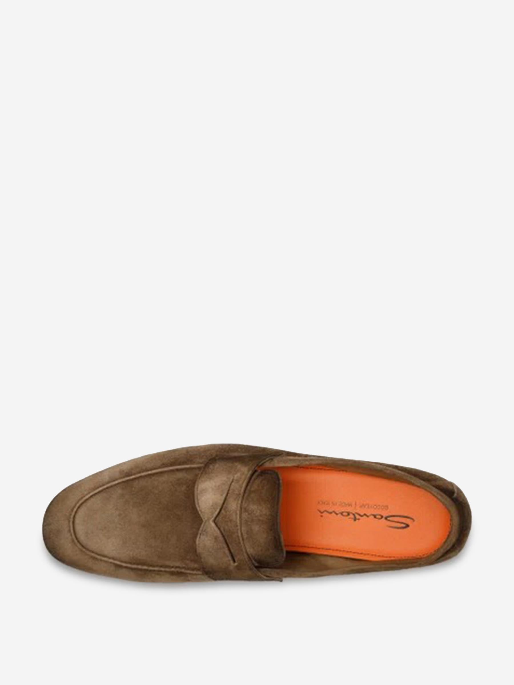 Outlet online Santoni Hombre Zapatos Mocasines Carlo color Marrón sku 611-004582 01 - Foto 4