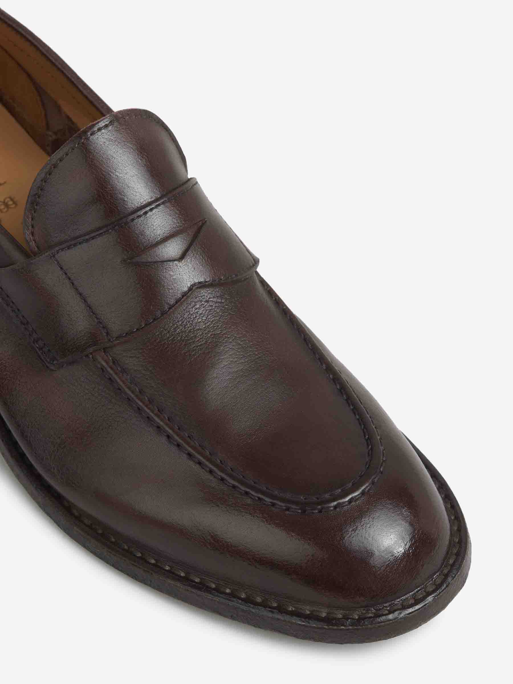 Green George Hombre Barcelona Mocasines Vestir Piel color Marrón Oscuro sku 611-004587 01 - Foto 5