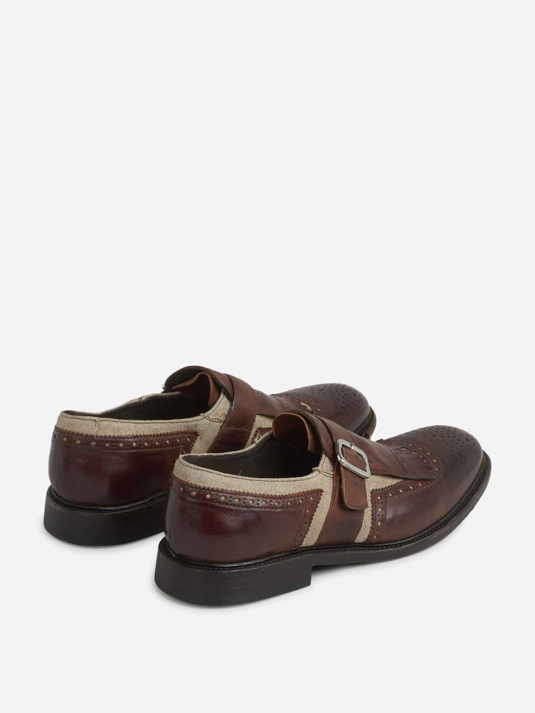 Green George Hombre Barcelona Zapatos Hebilla Flecos color Marrón Oscuro sku 611-004589 01 - Foto 3