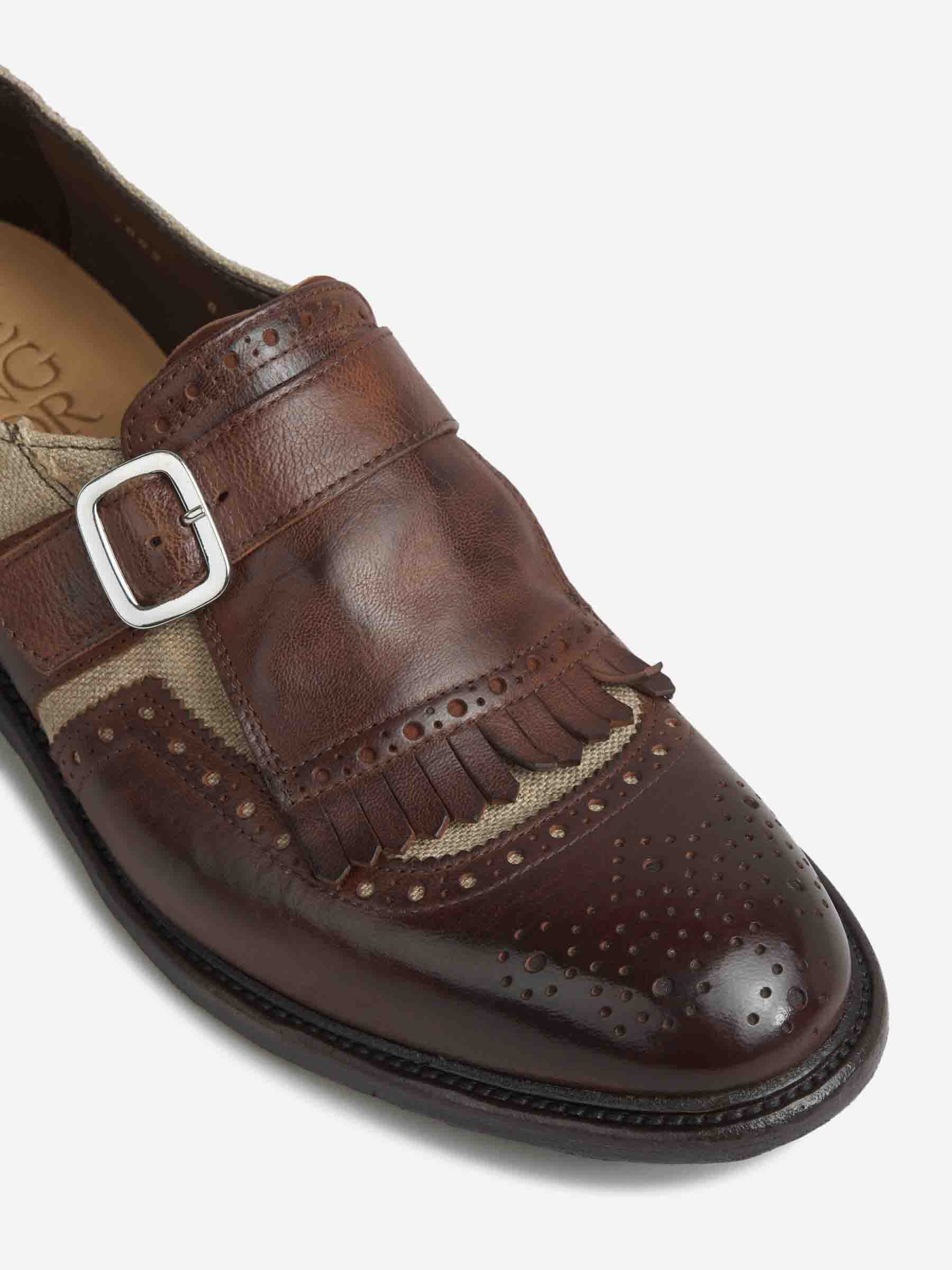 Green George Hombre Barcelona Zapatos Hebilla Flecos color Marrón Oscuro sku 611-004589 01 - Foto 5