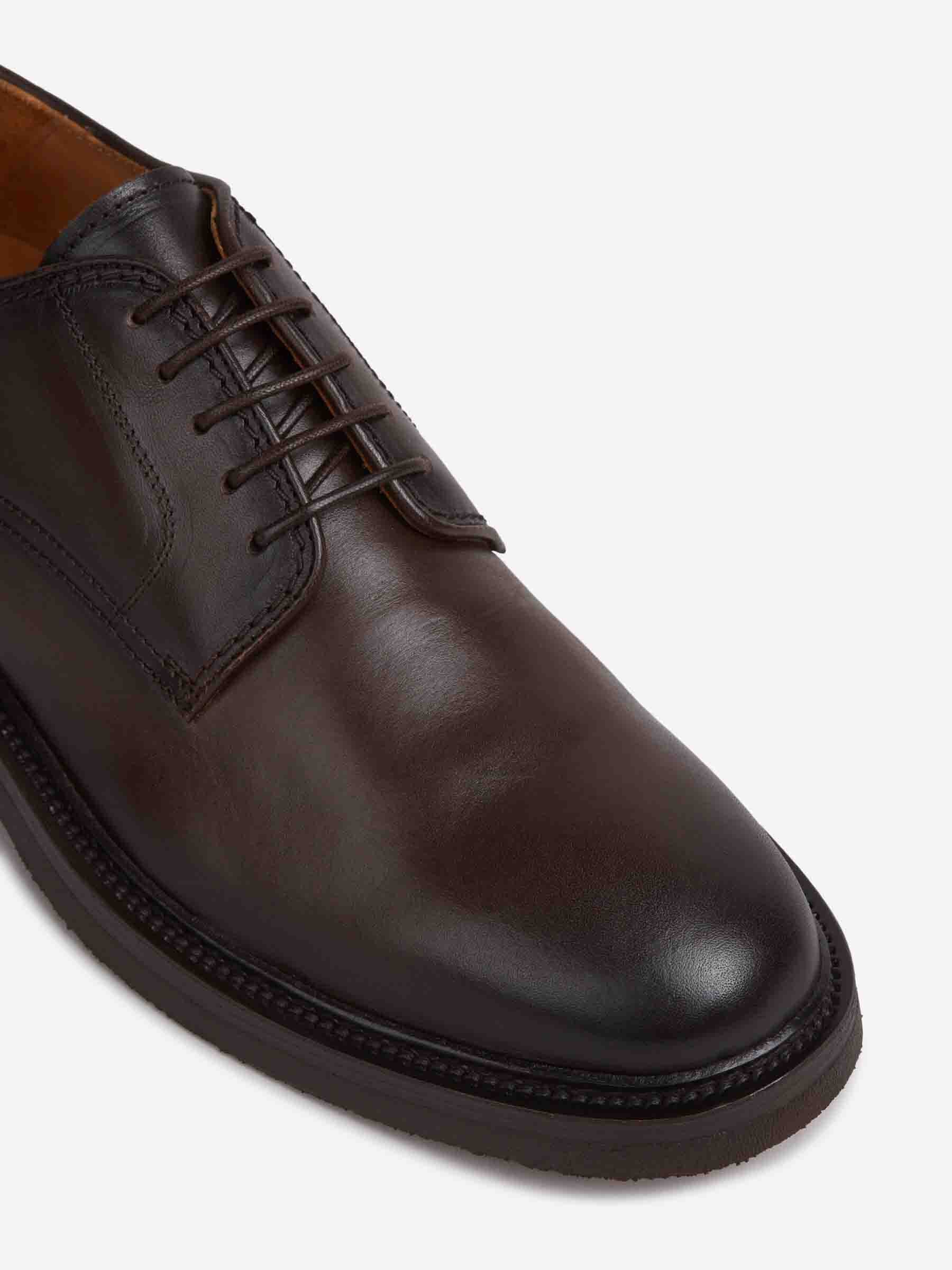 Outlet online Officine Creative Hombre Zapatos Cordones Hopkins color Marrón Oscuro sku 611-004638 01 - Foto 5