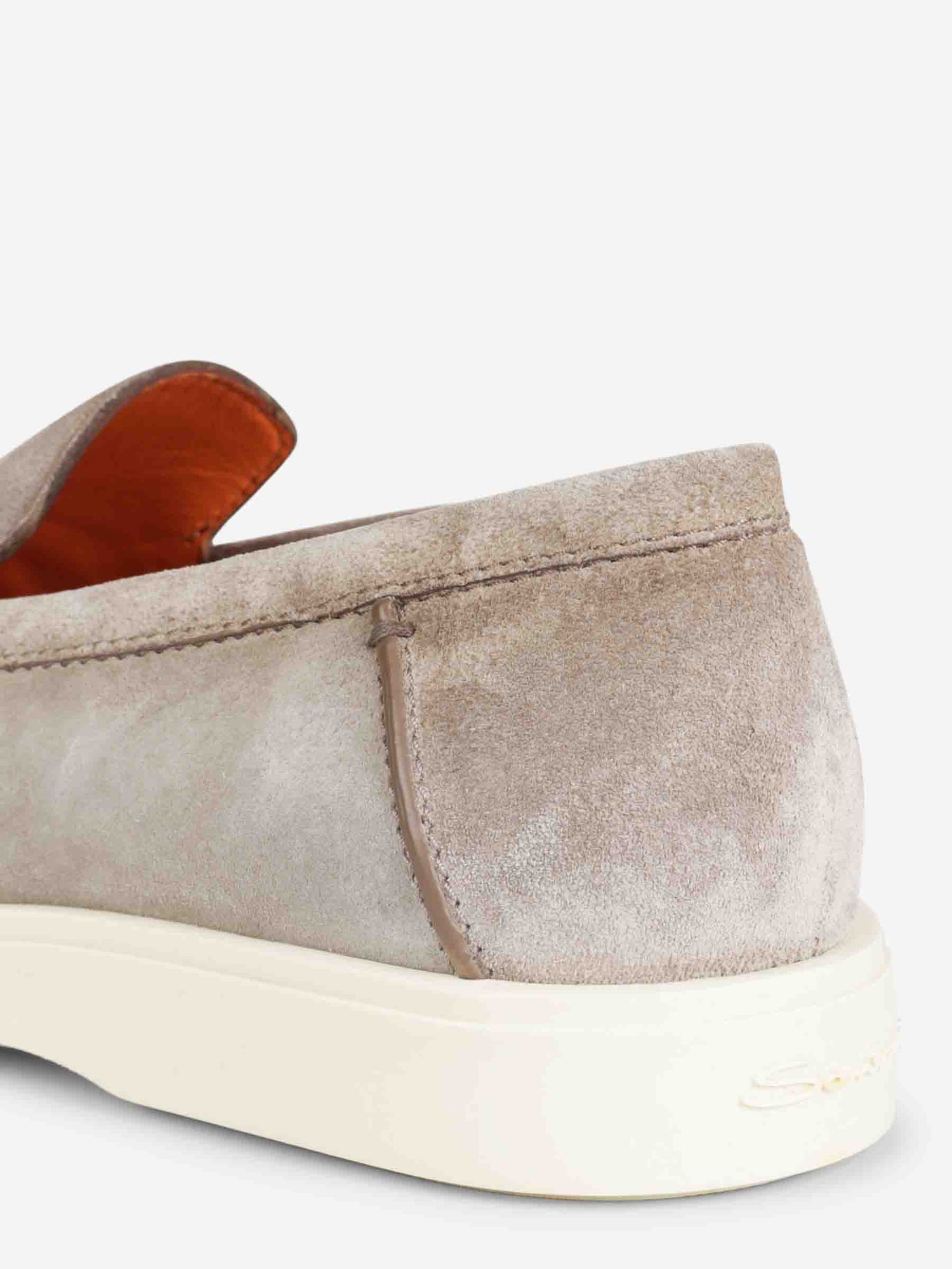 Santoni Hombre Barcelona Mocasines Piel Ante color Beige sku 611-004642 01 - Foto 3