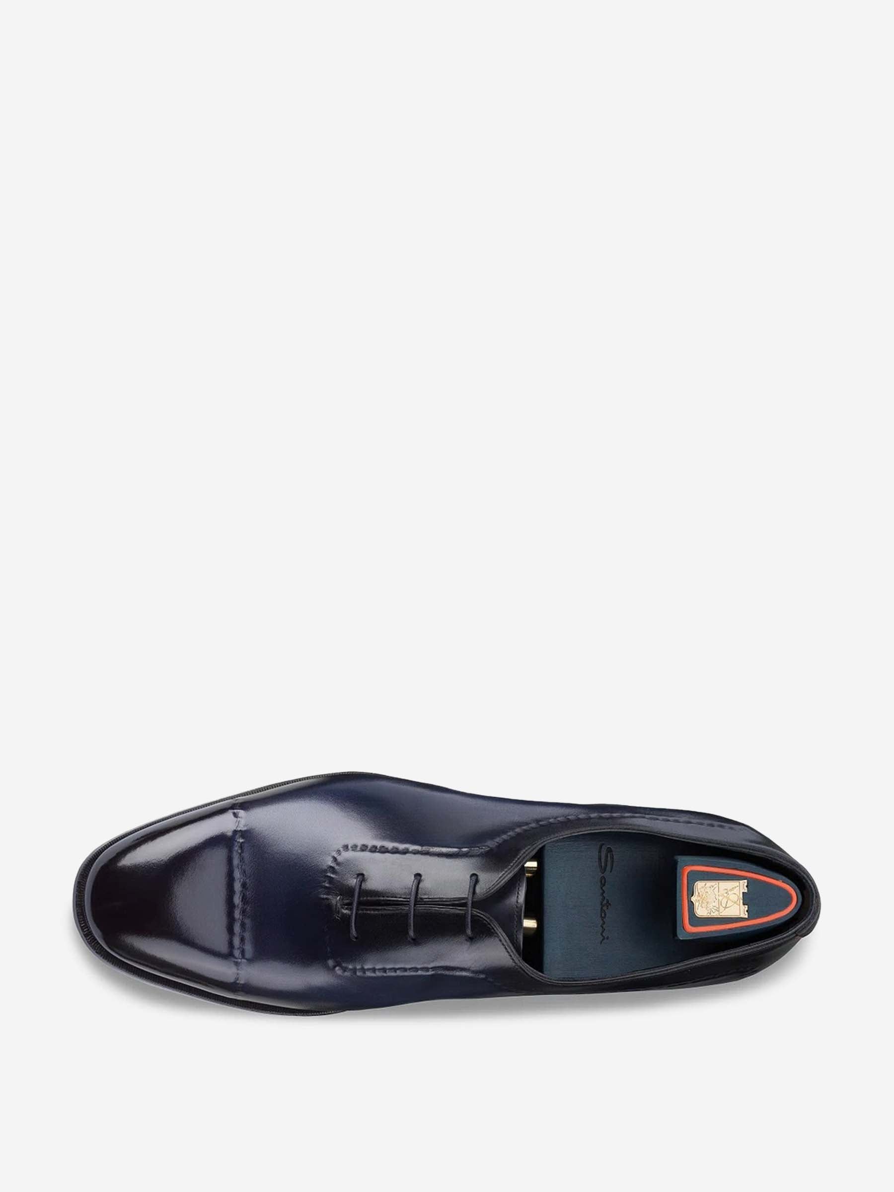 Outlet online Santoni Hombre Zapatos Oxford Zephir color Negro sku 611-004660 01 - Foto 4