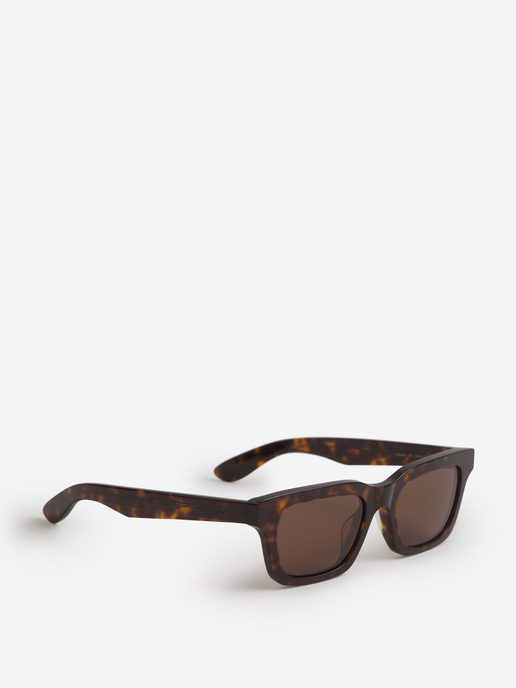 Outlet online Alexander McQueen Hombre Gafas de Sol Rectangulares color Marron sku 614-002422 02 - Foto 6