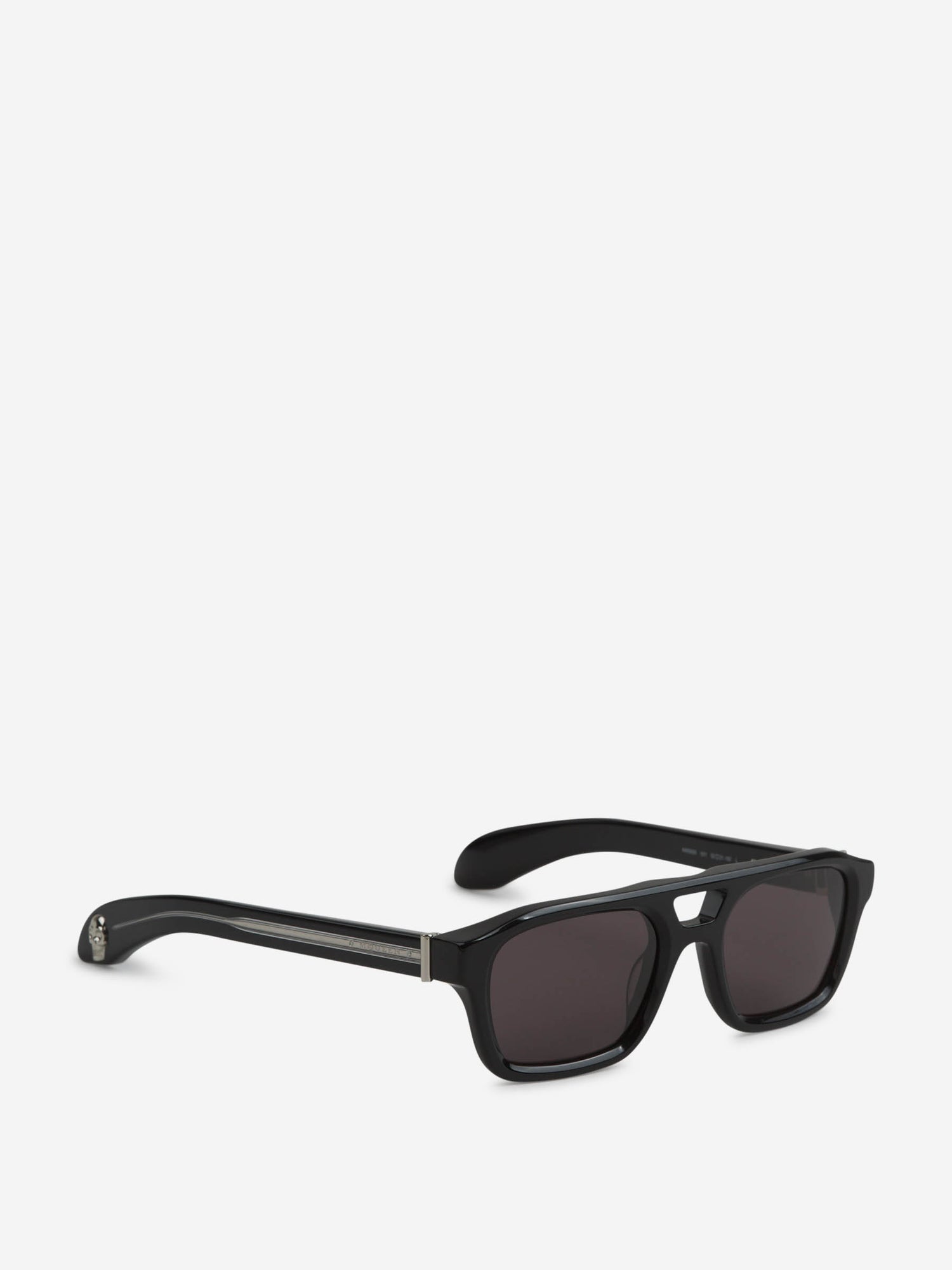 Alexander McQueen Hombre Barcelona Gafas Aviador T-Bar color Negro sku 614-003056 01 - Foto 2