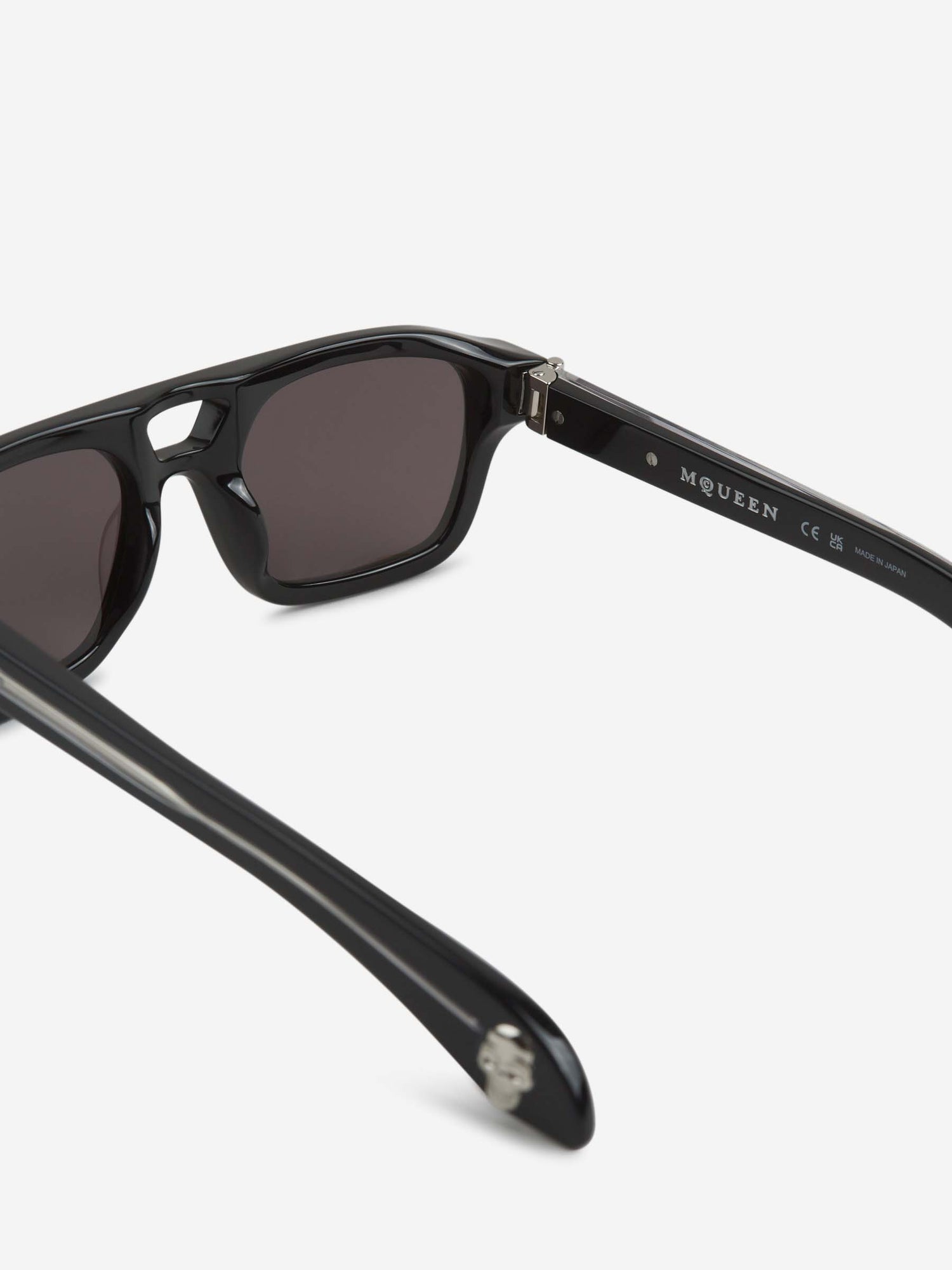 Alexander McQueen Hombre Barcelona Gafas Aviador T-Bar color Negro sku 614-003056 01 - Foto 4