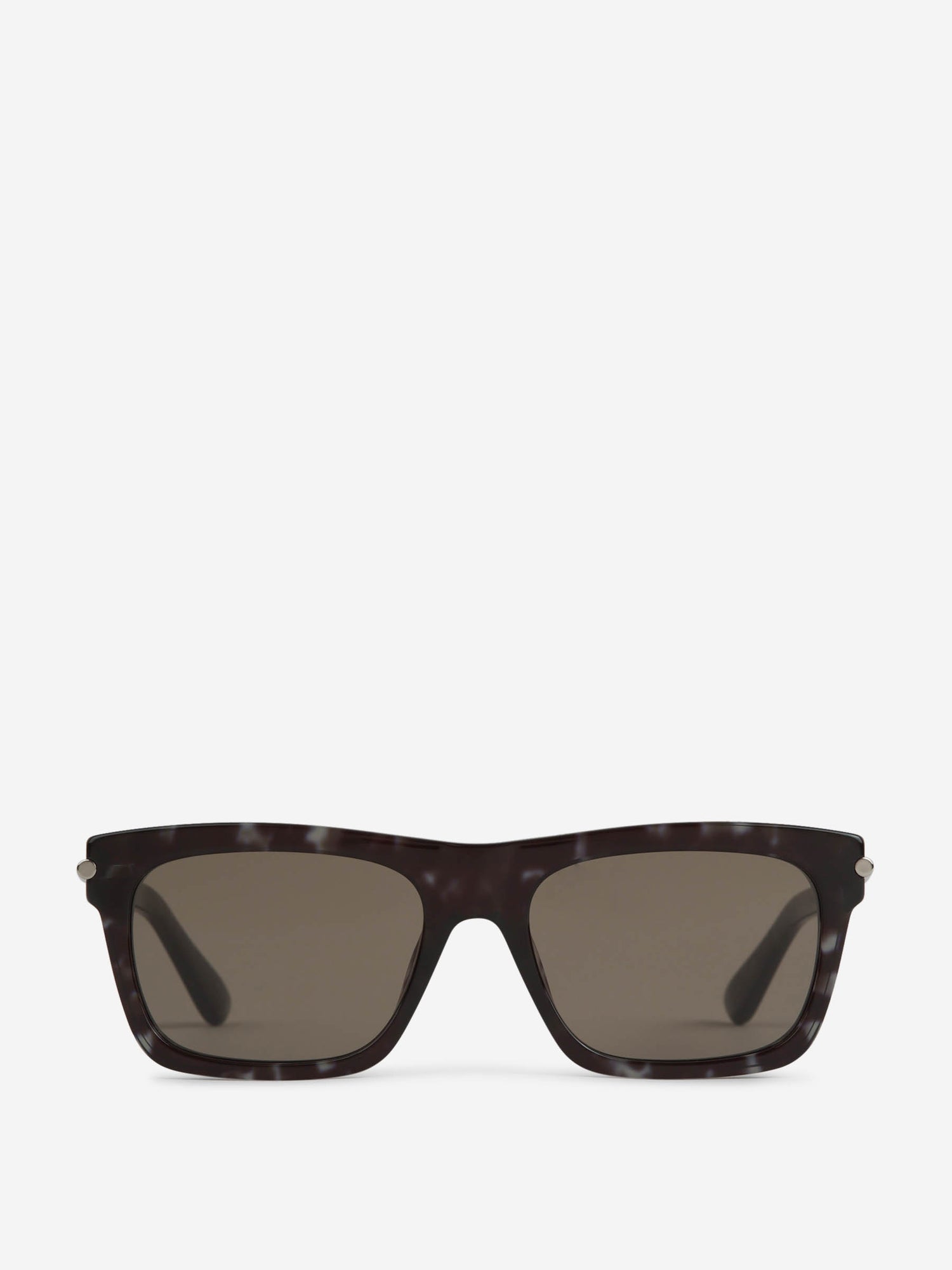 Alexander McQueen Hombre Barcelona Gafas Rectangulares T-Bar color Gris Antracita sku 614-003057 03 - Foto 1