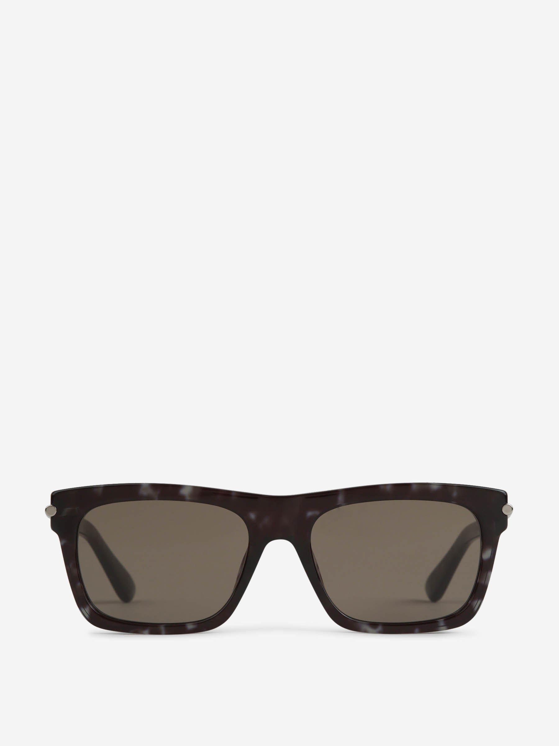 Outlet online McQueen Hombre Gafas Rectangulares T-Bar color Gris Antracita sku 614-003057 03 - Foto 1