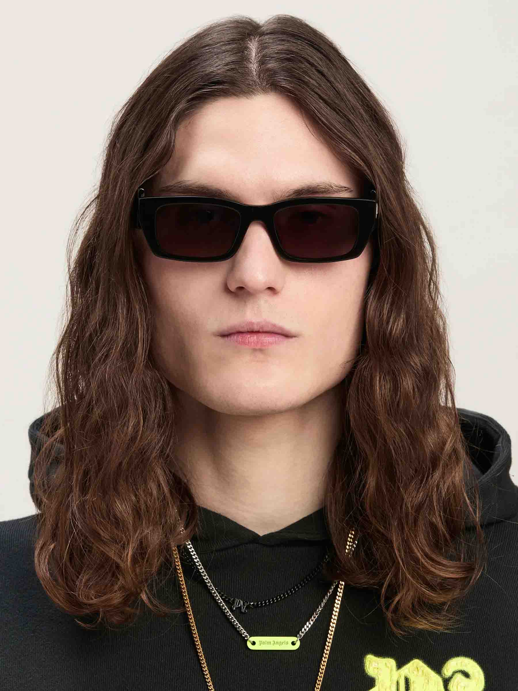 Palm Angels Hombre Barcelona Gafas Sol Rectangulares color Negro sku 614-003172 01 - Foto 2