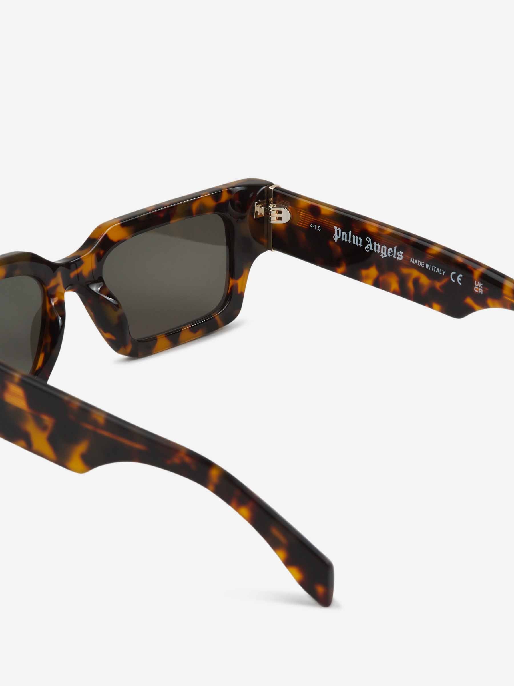 Outlet online Palm Angels Hombre Gafas Sol Rectangulares color Carey sku 614-003174 02 - Foto 4