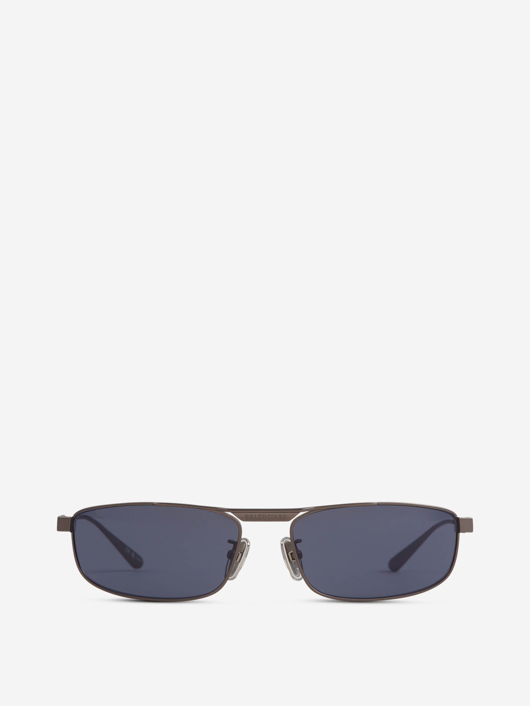 Outlet online Balenciaga Hombre Gafas de Sol Rectangulares color Gris sku 614-003220 01 - Foto 1