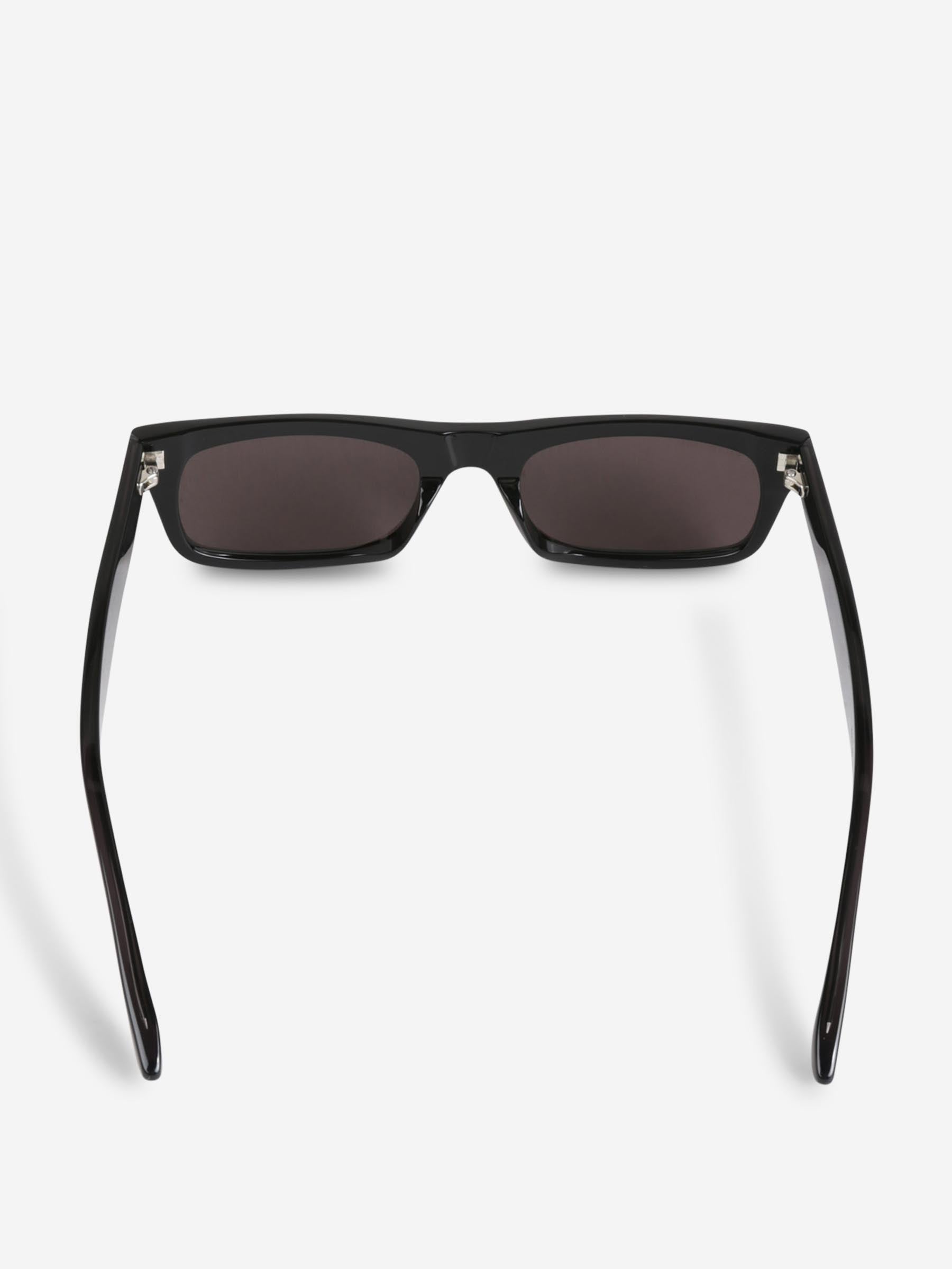 Outlet online Balenciaga Hombre Gafas de Sol Rectangulares color Negro sku 614-003225 01 - Foto 2