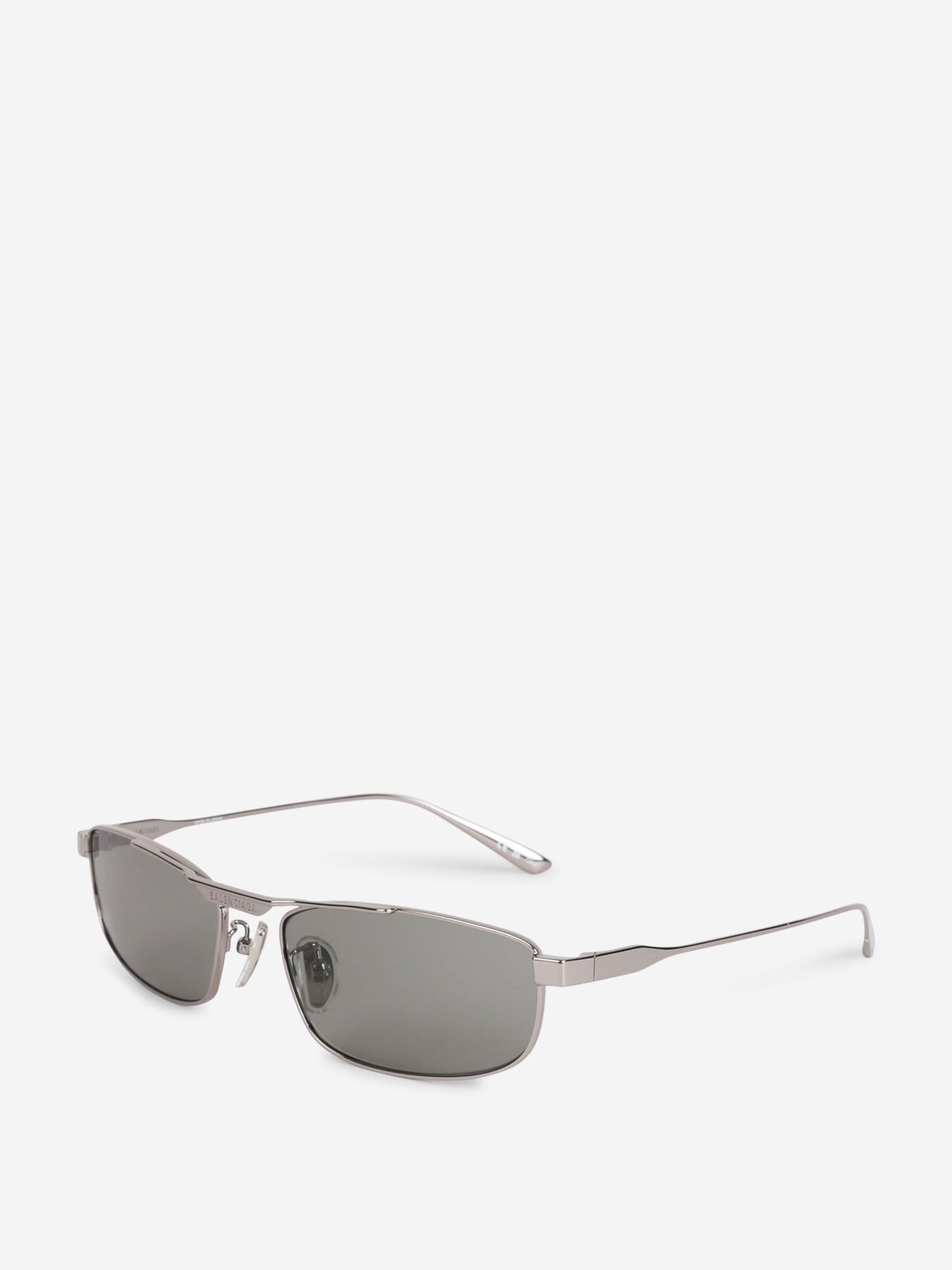 Outlet online Balenciaga Hombre Gafas de Sol Rectangulares color Plateado sku 614-003226 01 - Foto 2