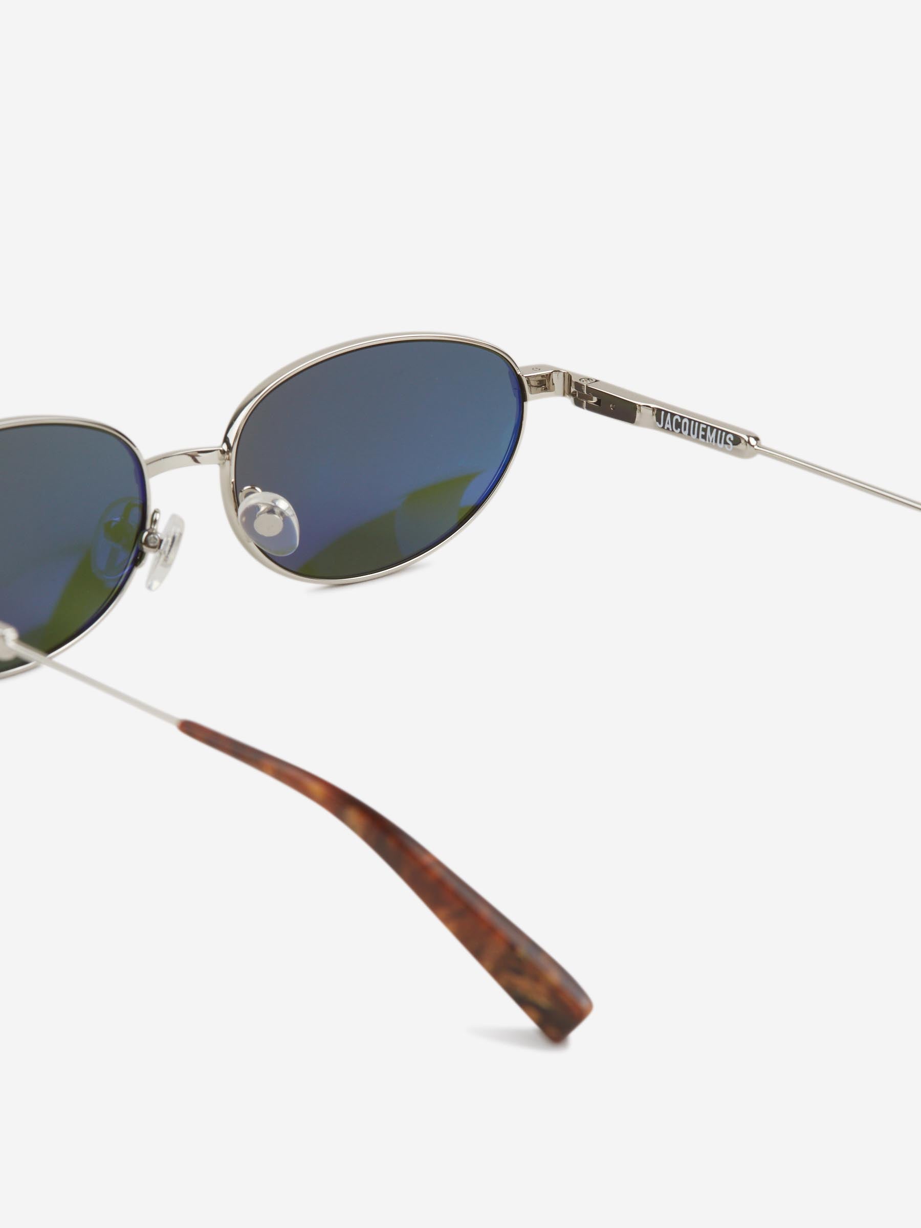 Jacquemus Hombre Barcelona Gafas de Sol Ovaladas color Plateado sku 614-003435 01 - Foto 4
