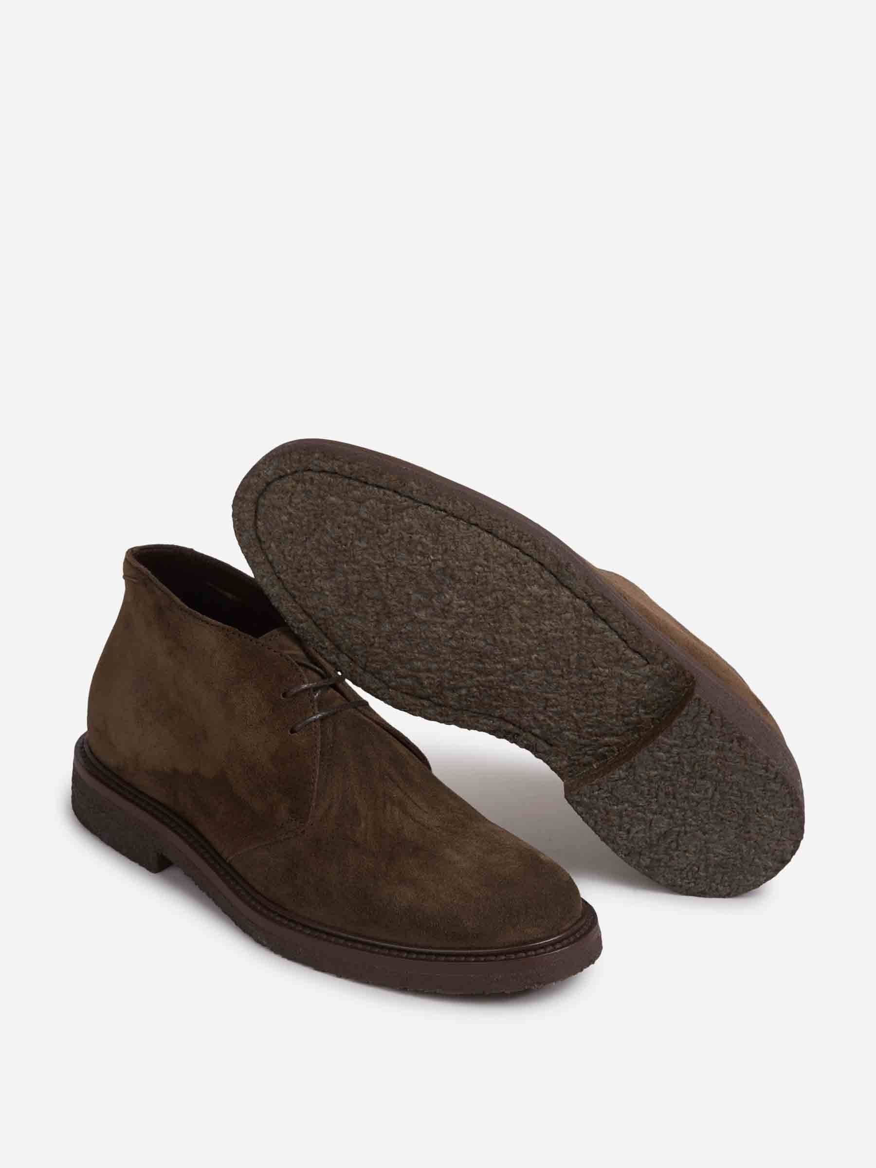 Outlet online Henderson Baracco Hombre Botas Piel Ante color Marrón Oscuro sku 615-000021 01 - Foto 4