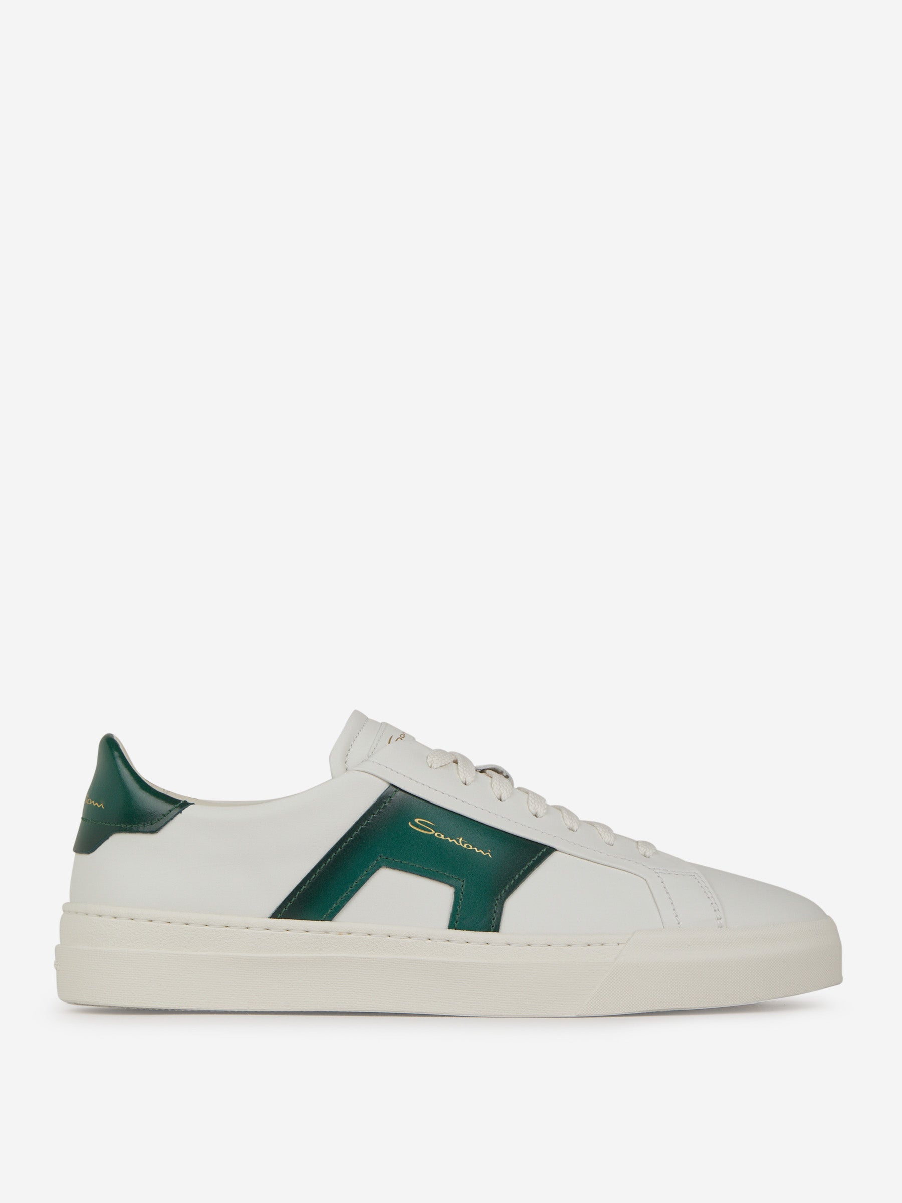 Outlet online Santoni Hombre Sneakers Double Buckle color Blanco sku 616-002191 03 - Foto 3