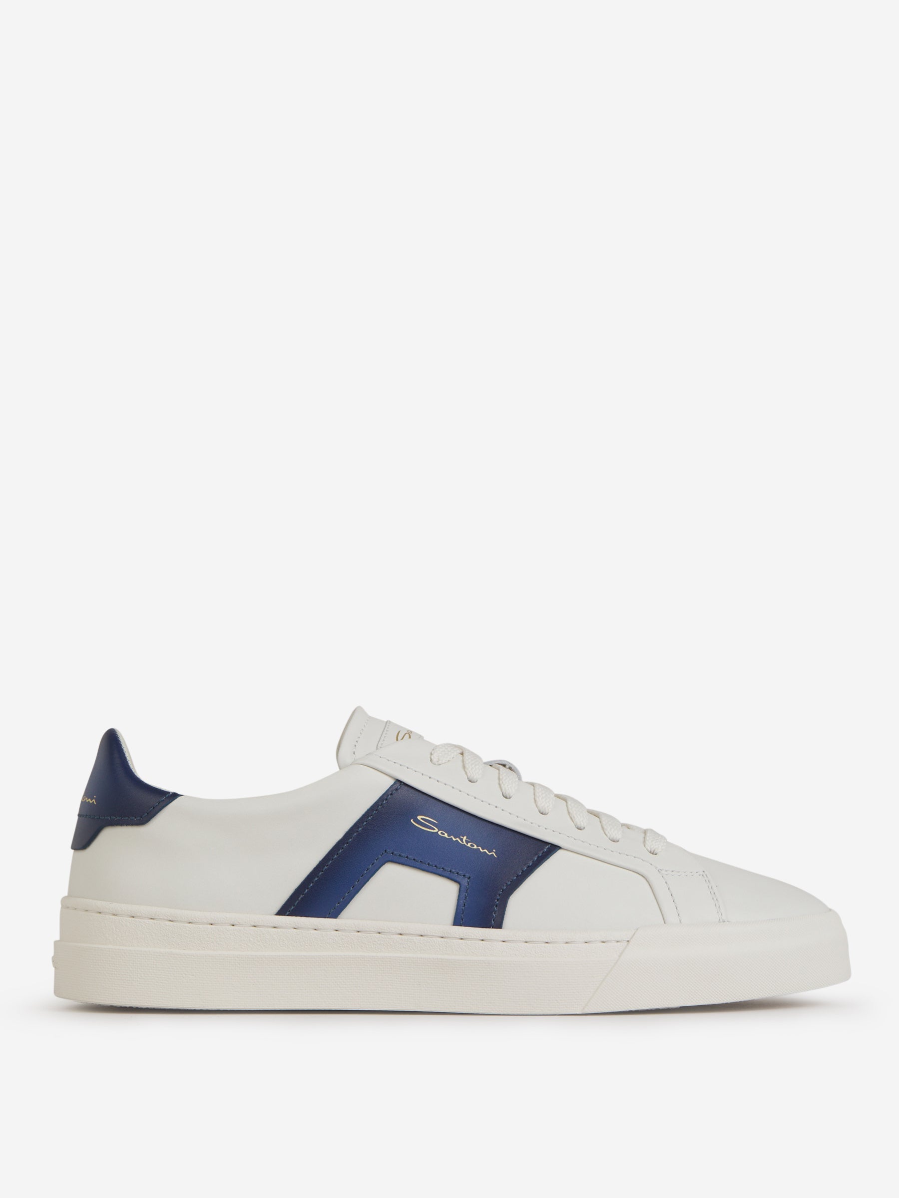 Outlet online Santoni Hombre Sneakers Double Buckle color Blanco sku 616-002191 03 - Foto 6