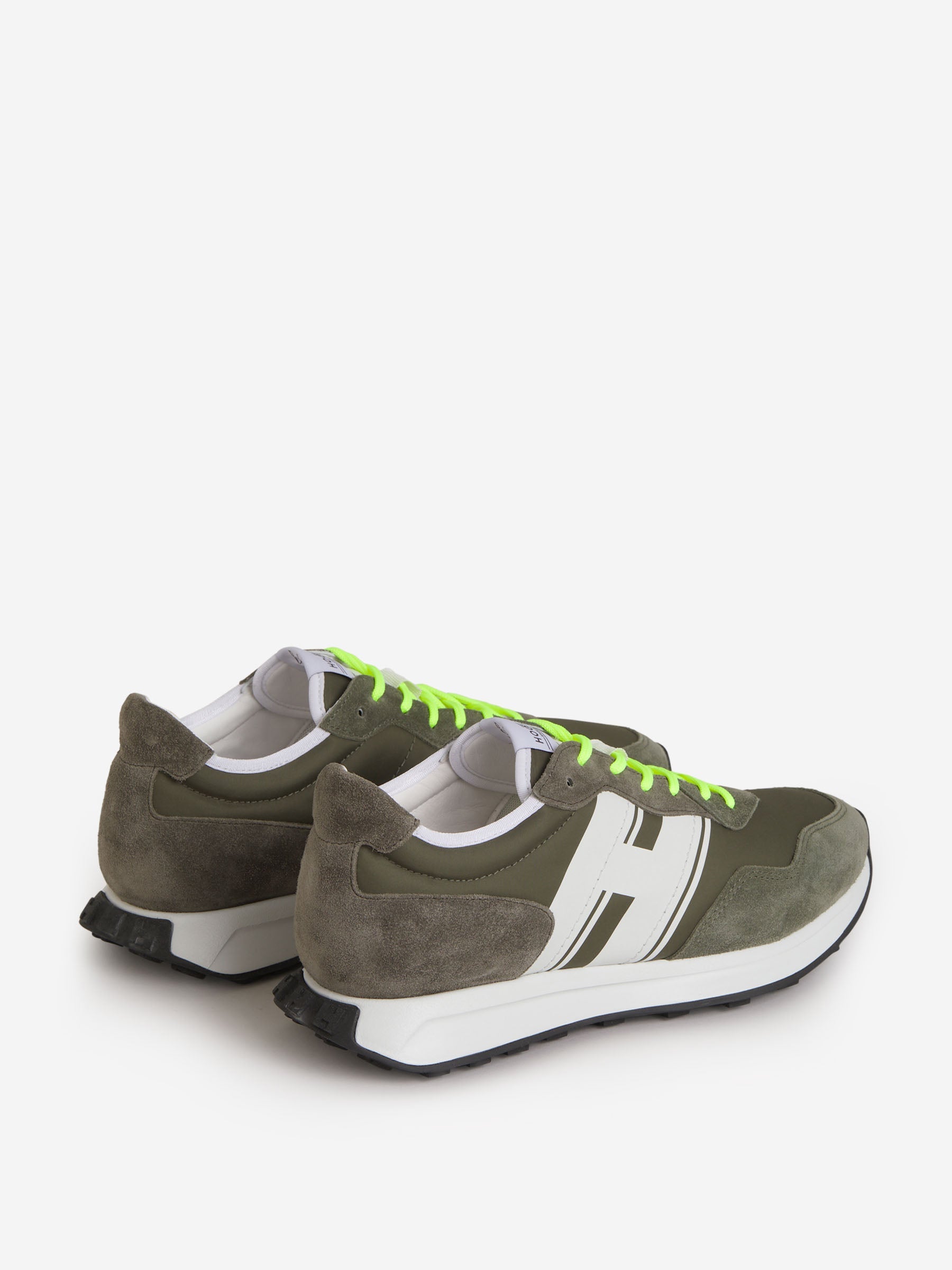 Outlet online Hogan Hombre Sneakers H601 color Verde Oscuro sku 616-002254 01 - Foto 3