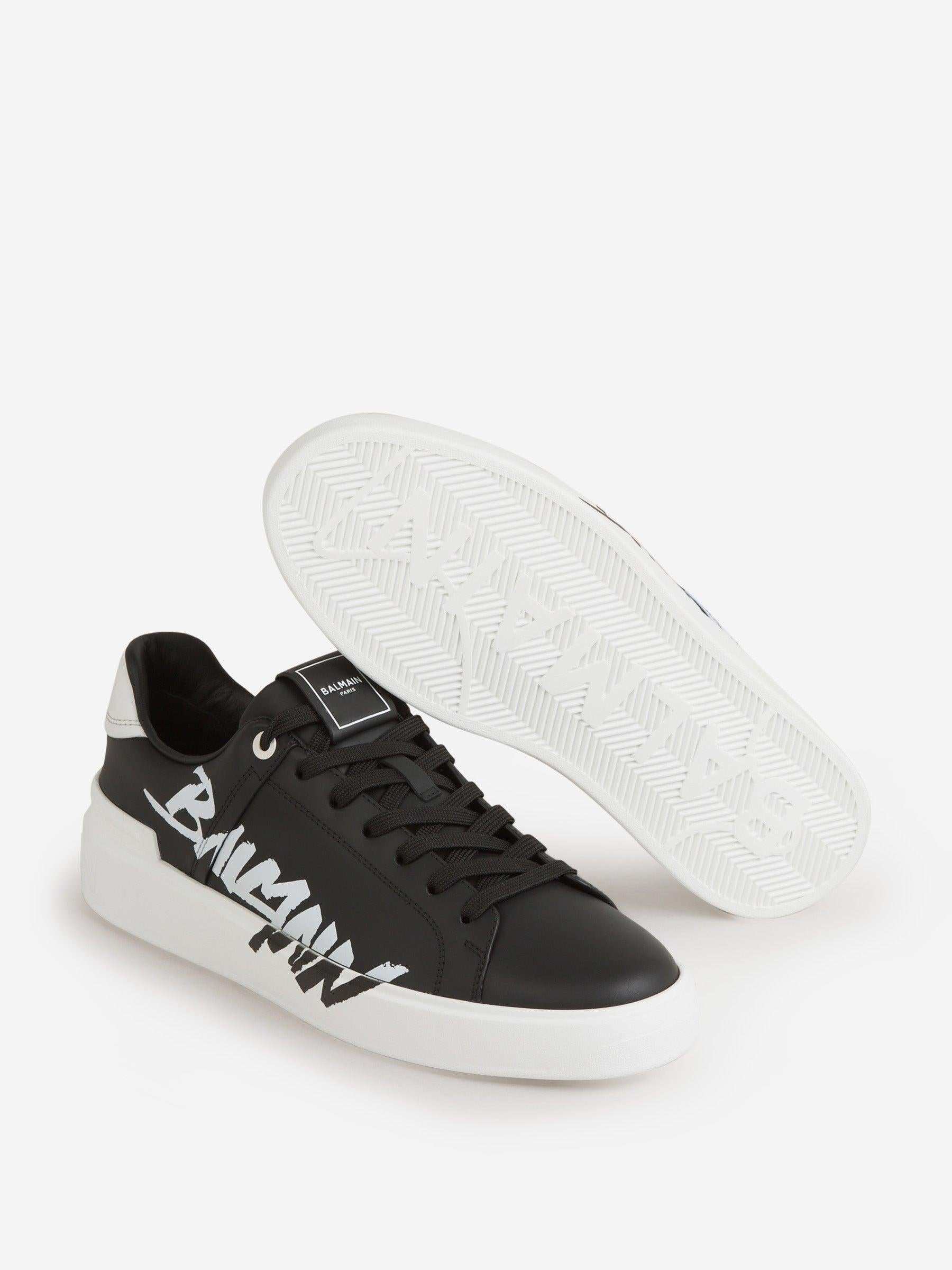 Outlet online Balmain Hombre Sneakers B-Court color Negro sku 616-002372 01 - Foto 4