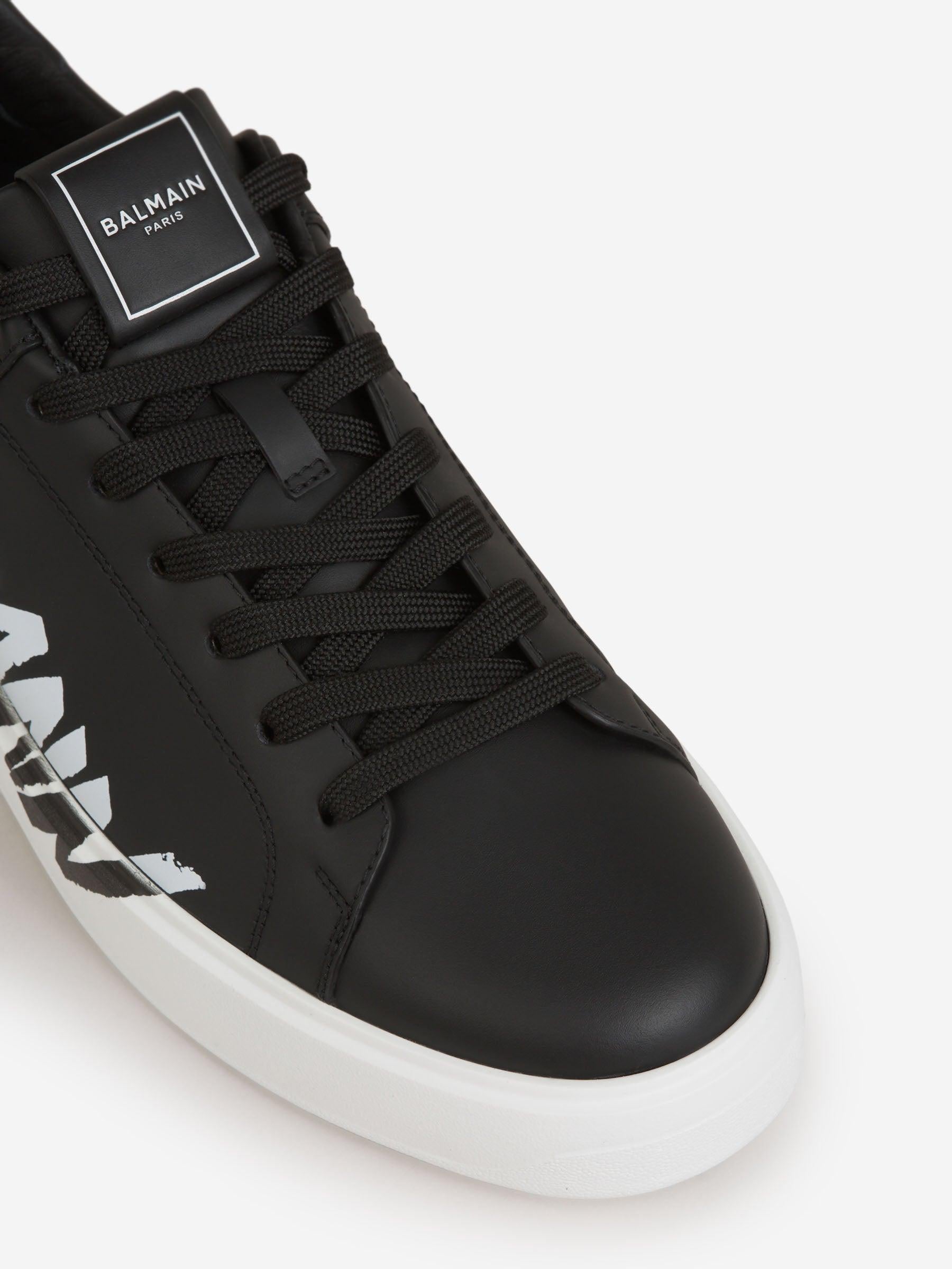 Outlet online Balmain Hombre Sneakers B-Court color Negro sku 616-002372 01 - Foto 5