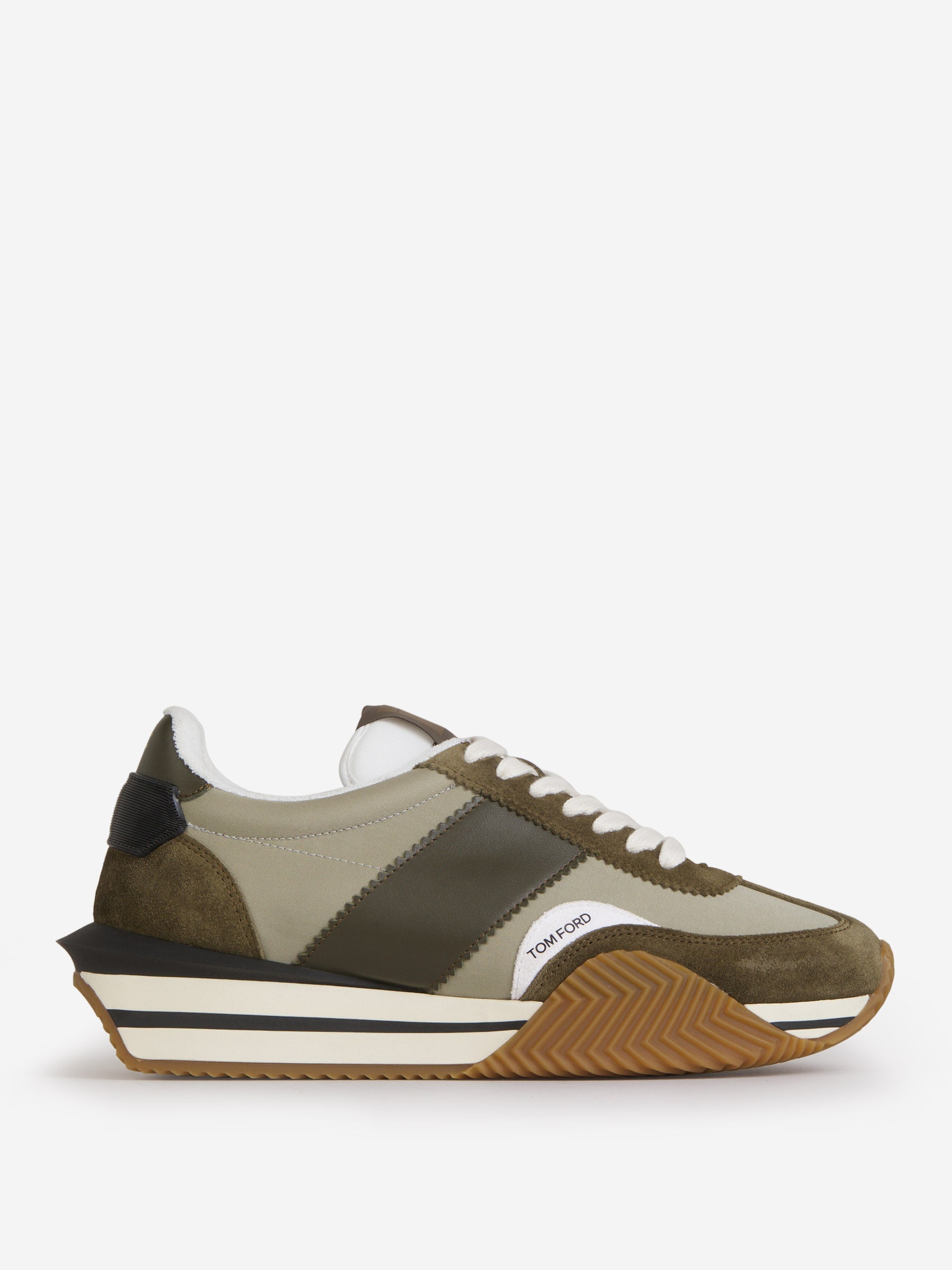 Outlet online Tom Ford Hombre Sneakers James color Verde Militar sku 616-002428 01 - Foto 1