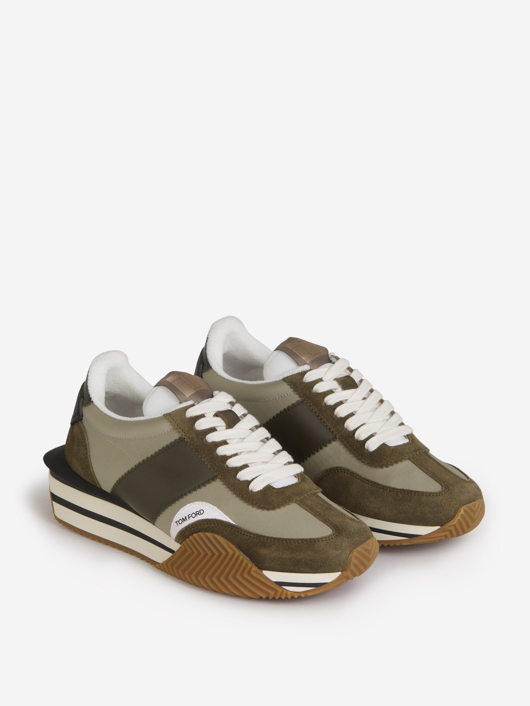 Outlet online Tom Ford Hombre Sneakers James color Verde Militar sku 616-002428 01 - Foto 2