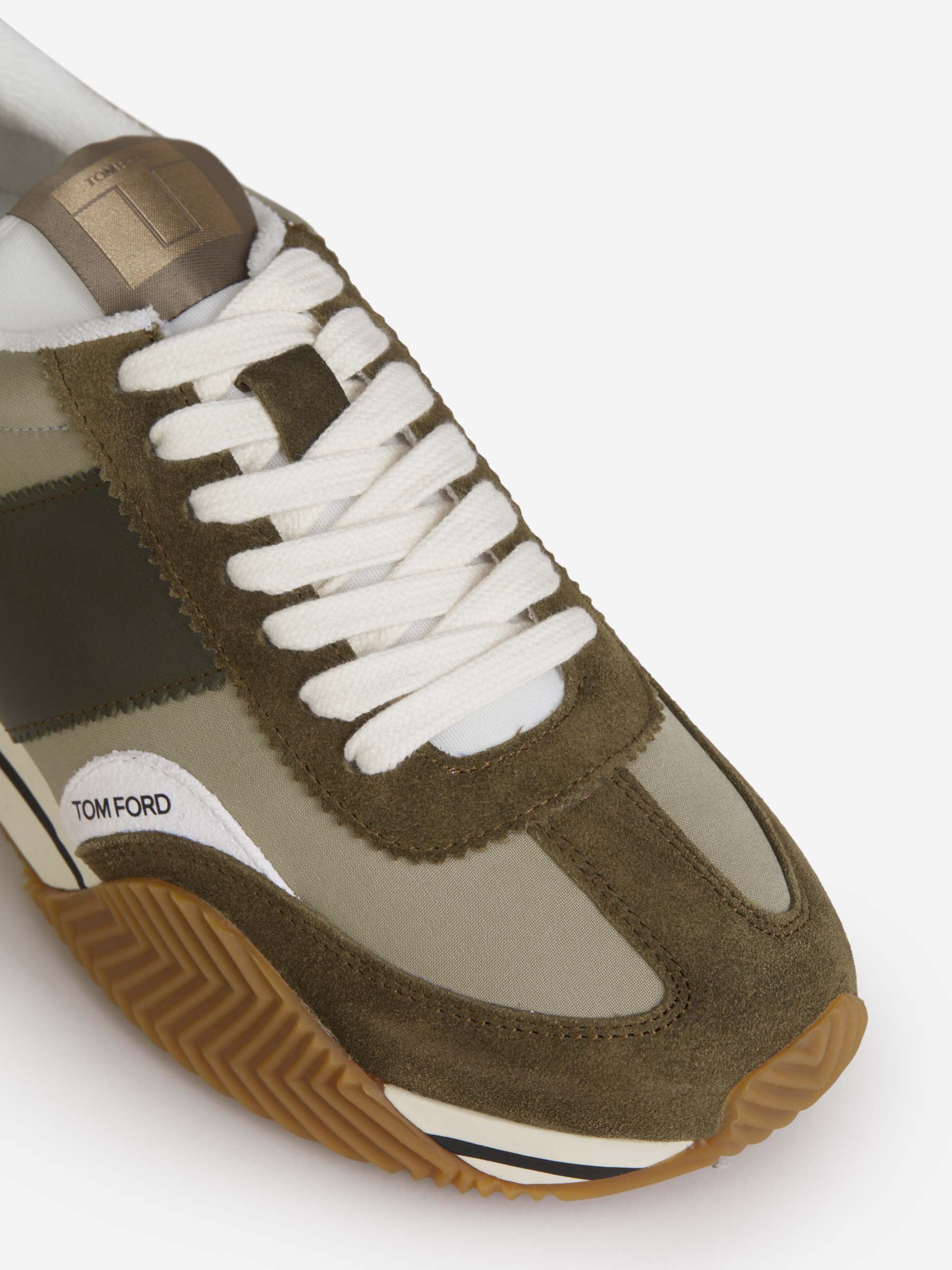 Outlet online Tom Ford Hombre Sneakers James color Verde Militar sku 616-002428 01 - Foto 5