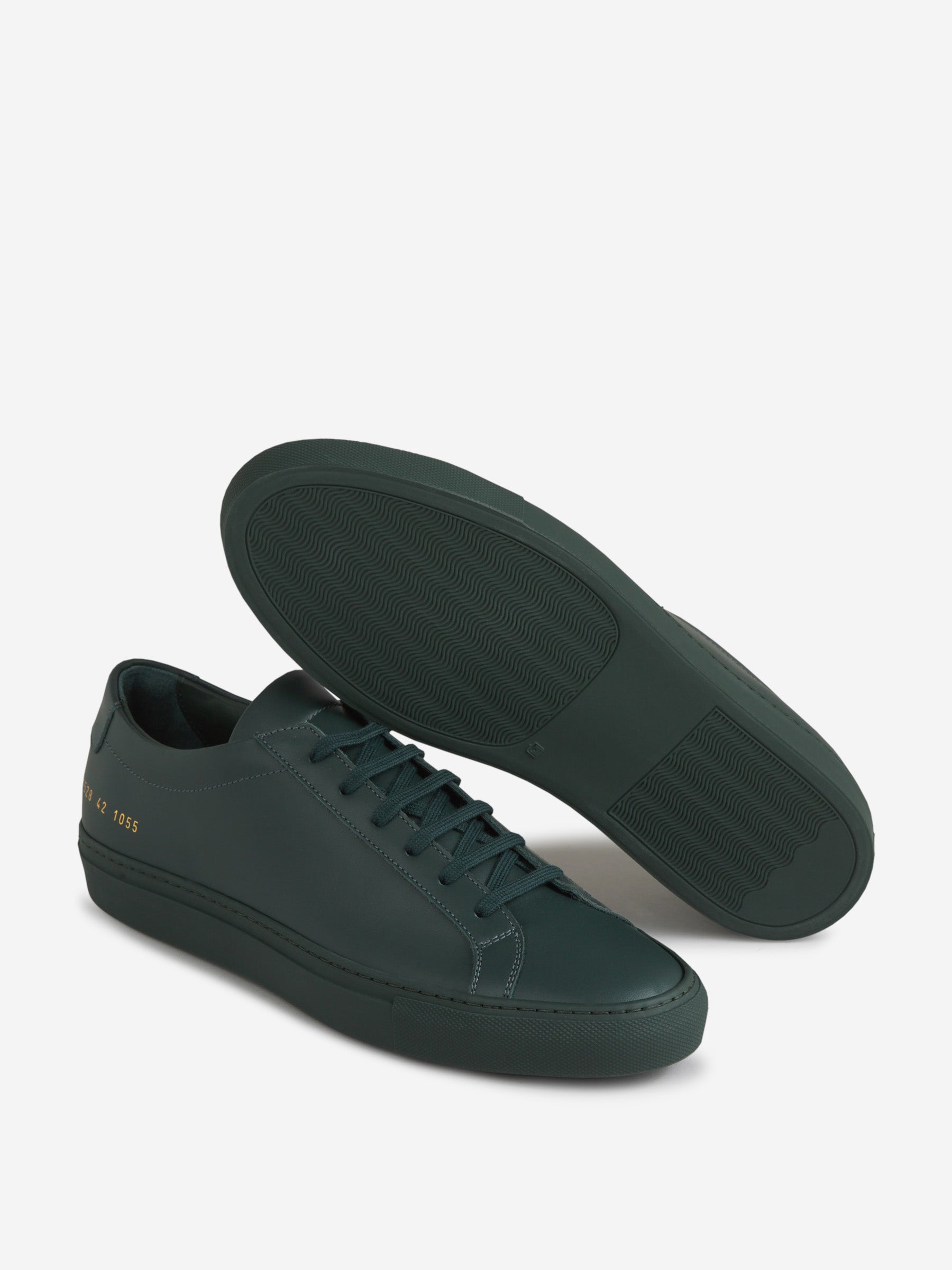 Outlet online Common Projects Hombre Sneakers Achilles color Verde Oscuro sku 616-002708 05 - Foto 4
