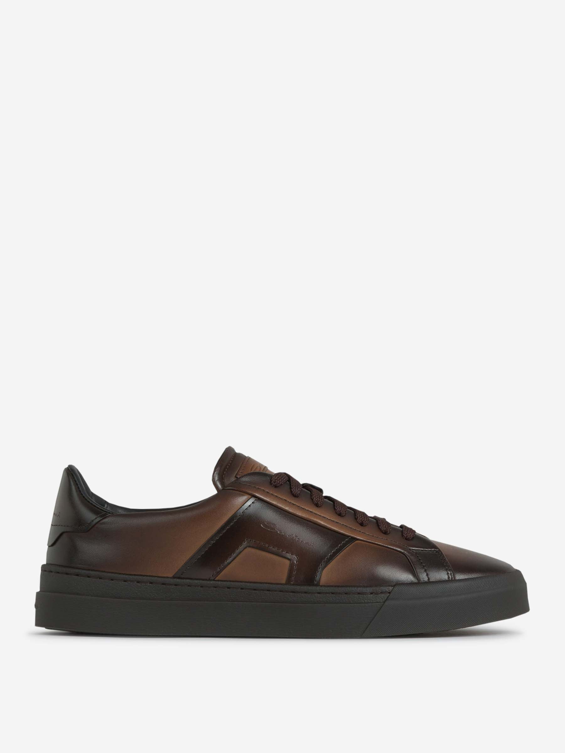 Outlet online Santoni Hombre Sneakers Double Buckle color Marrón Oscuro sku 616-002844 01 - Foto 1
