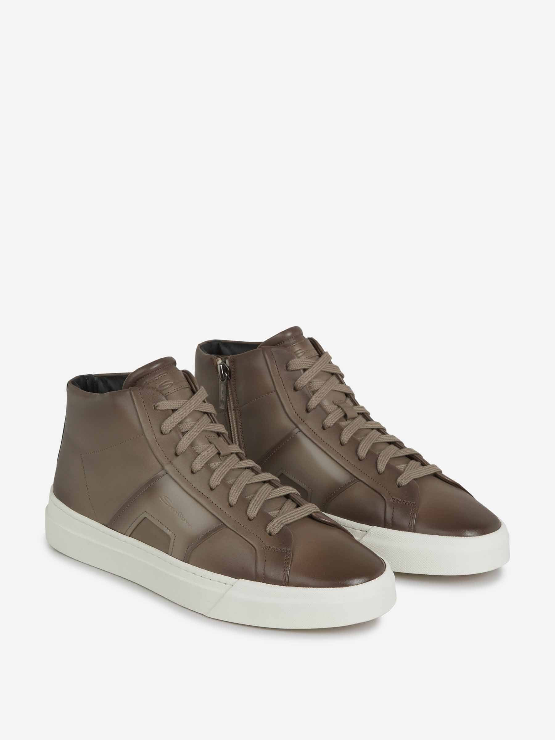 Outlet online Santoni Hombre Sneakers Double Buckle color Marrón sku 616-002846 01 - Foto 2