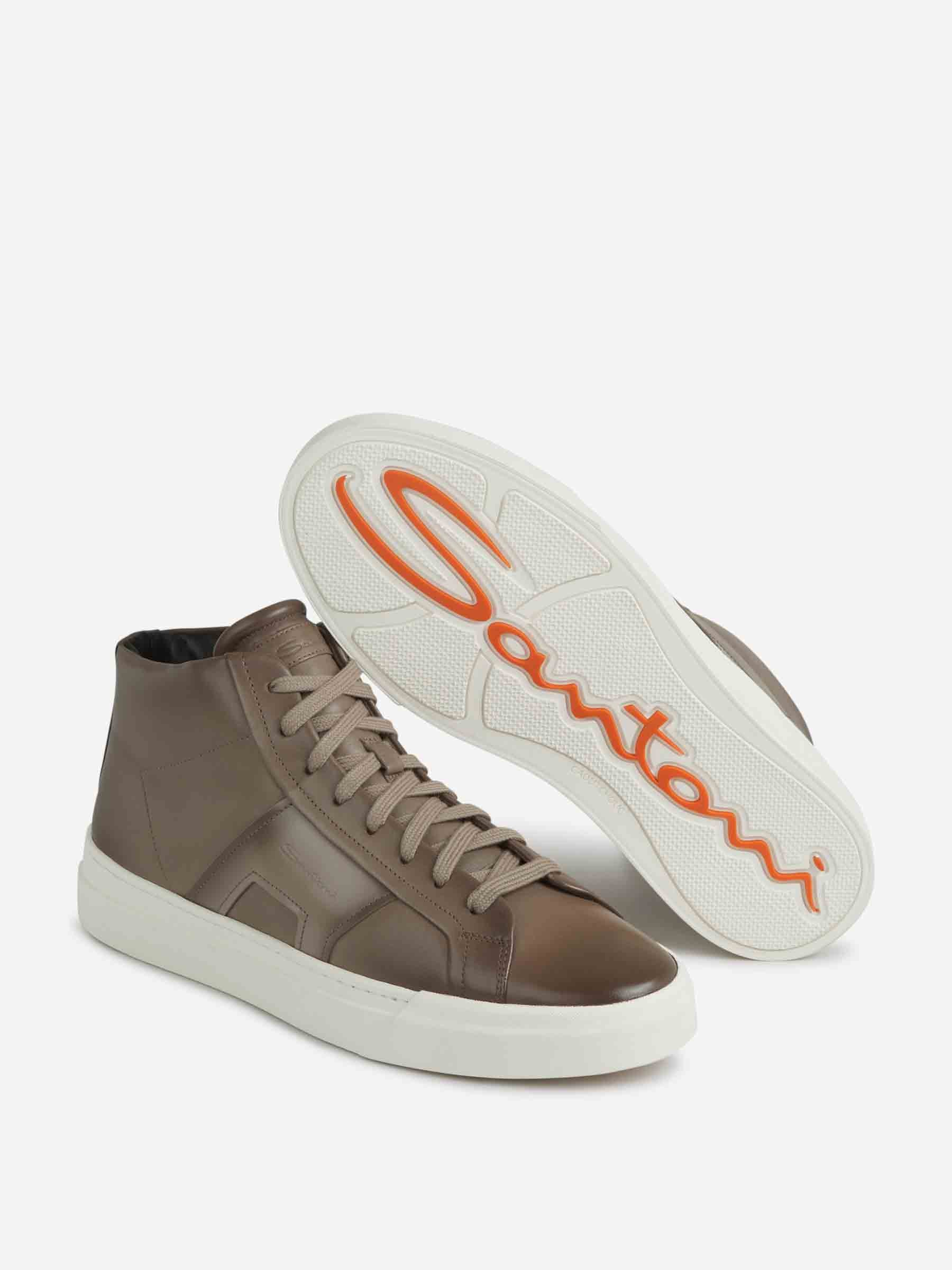 Outlet online Santoni Hombre Sneakers Double Buckle color Marrón sku 616-002846 01 - Foto 4