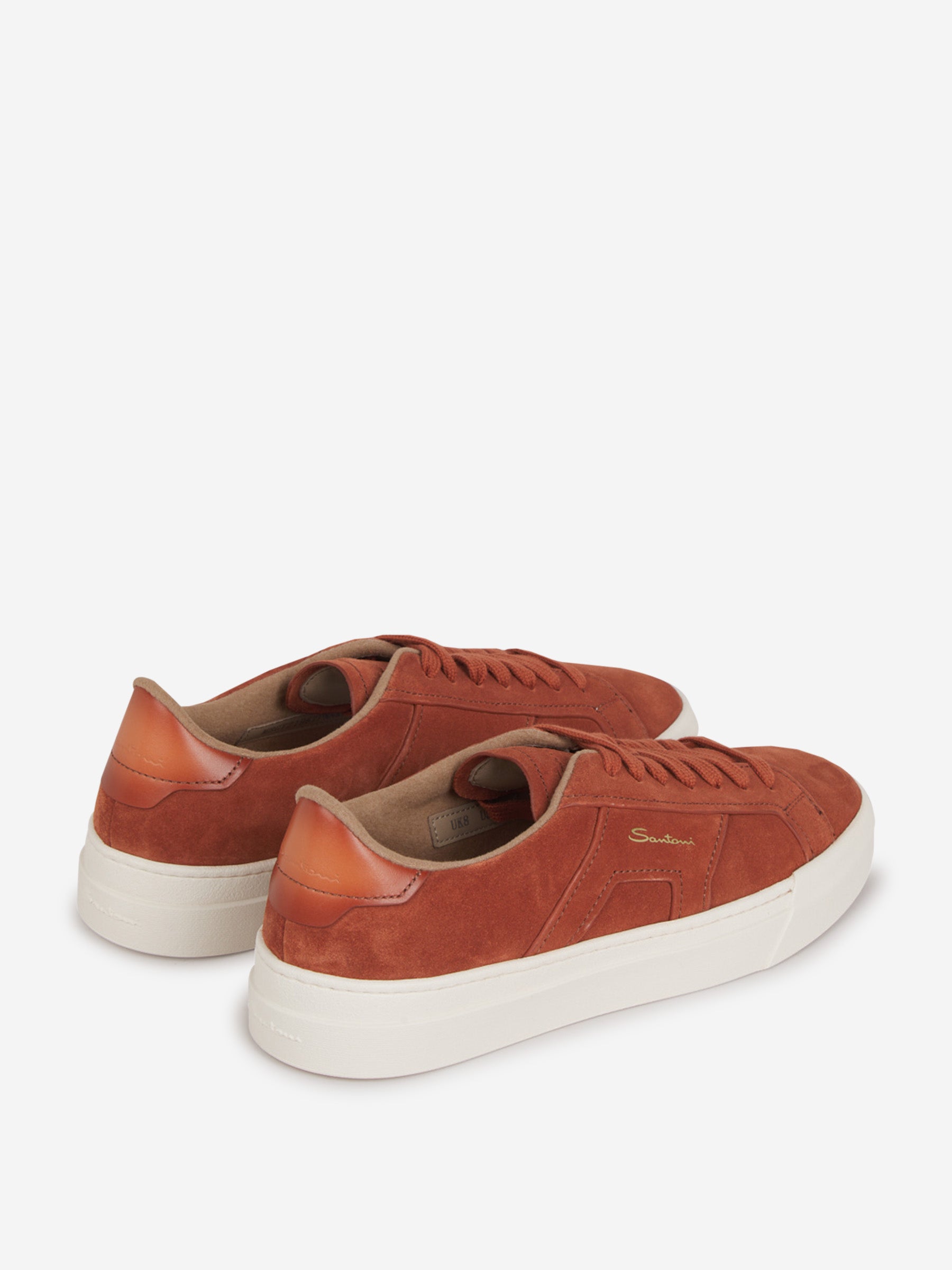 Outlet online Santoni Hombre Sneakers Ante Logo color Terracota sku 616-002847 01 - Foto 3