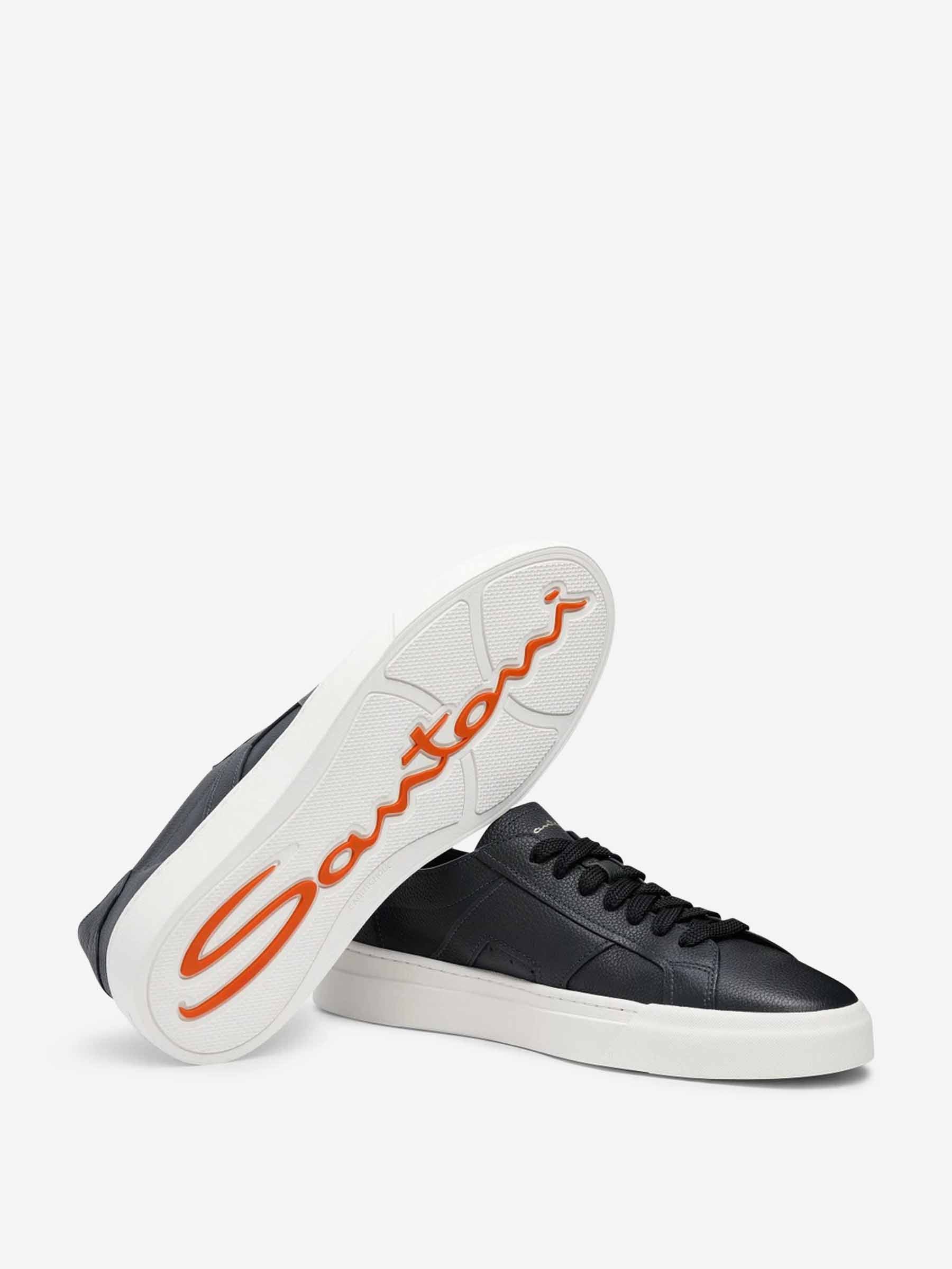 Outlet online Santoni Hombre Sneakers Double Buckle color Azul Marino sku 616-002848 02 - Foto 4