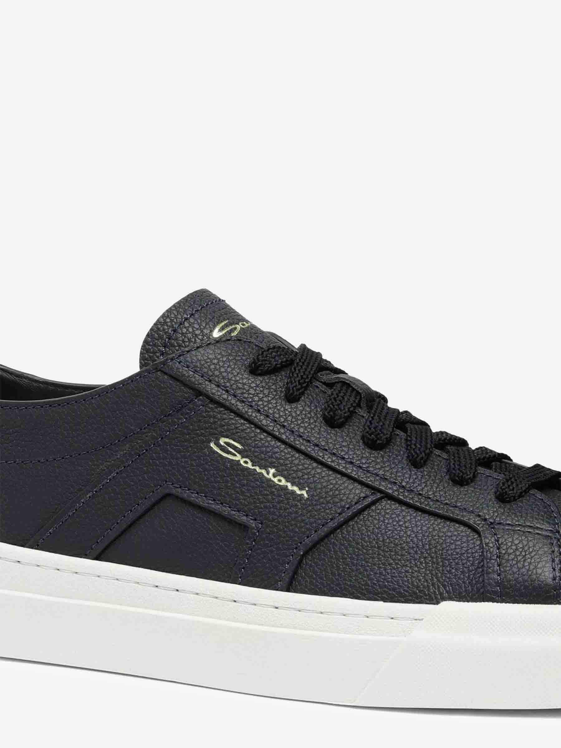 Outlet online Santoni Hombre Sneakers Double Buckle color Azul Marino sku 616-002848 02 - Foto 6