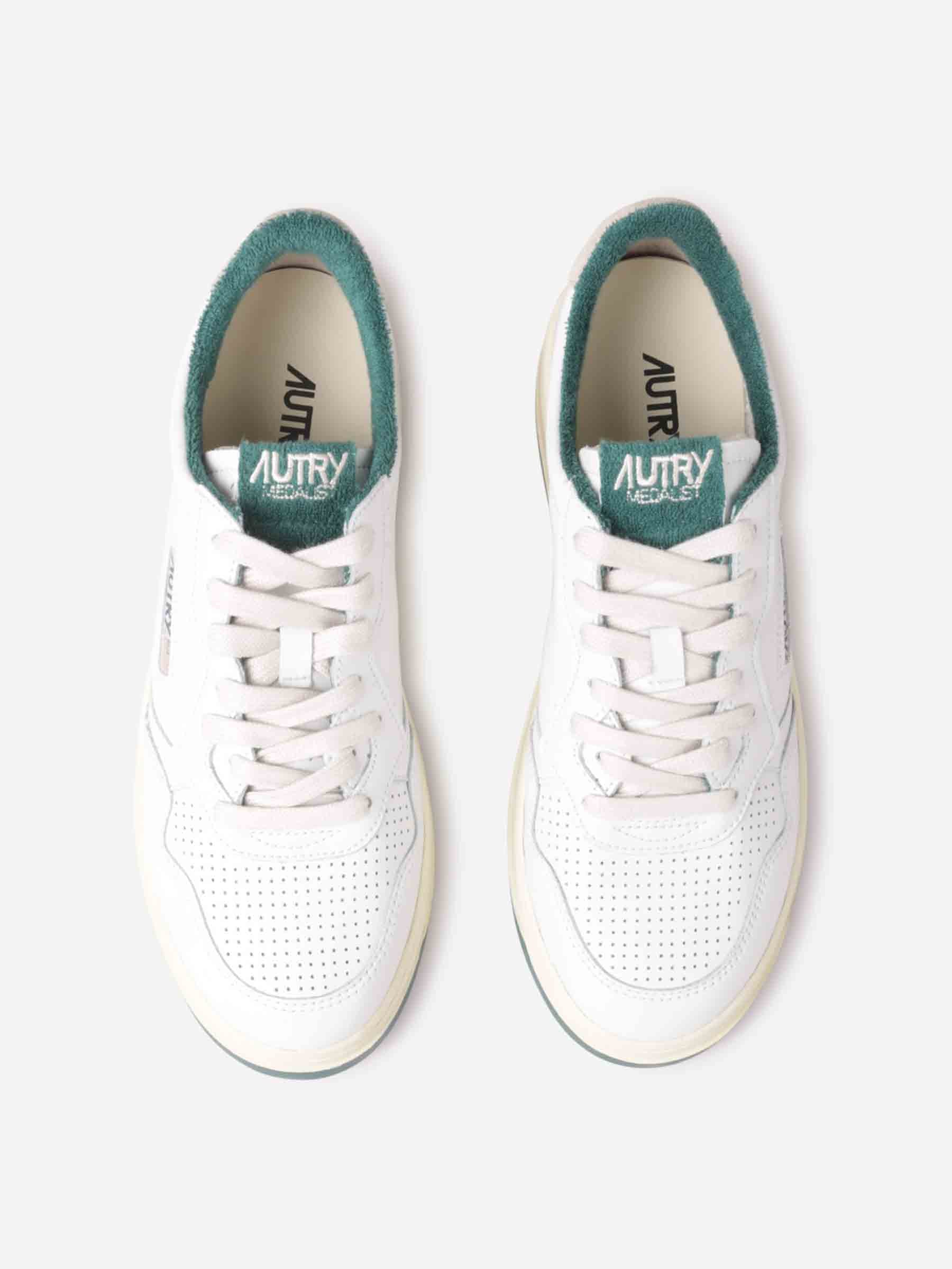 Autry Hombre Barcelona Sneakers Piel Bicolor color Blanco sku 616-002961 01 - Foto 4