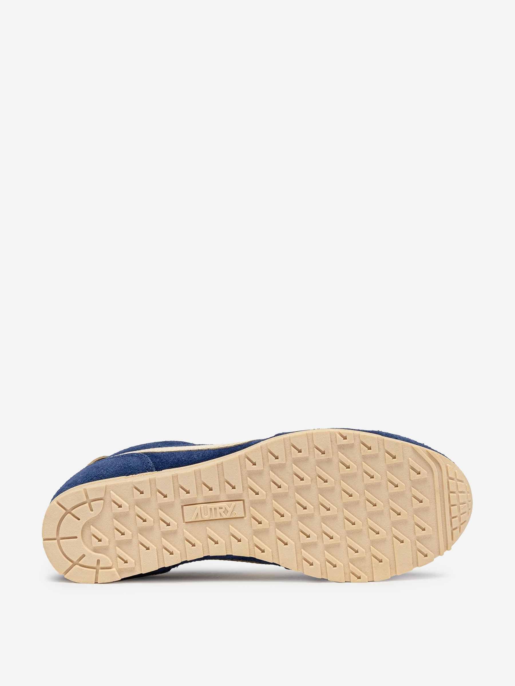 Outlet online Autry Hombre Sneakers Windspin Ante color Azul Marino sku 616-002970 03 - Foto 4