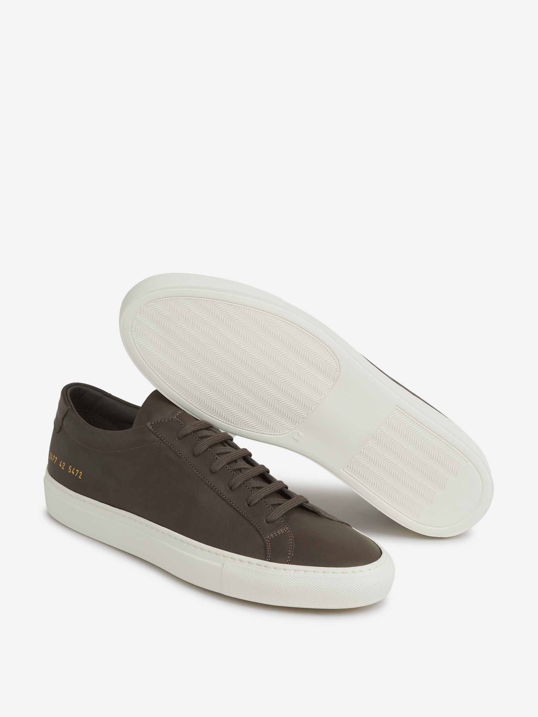 Outlet online Common Projects Hombre Sneakers Piel 2477 color Marrón Oscuro sku 616-003017 02 - Foto 4