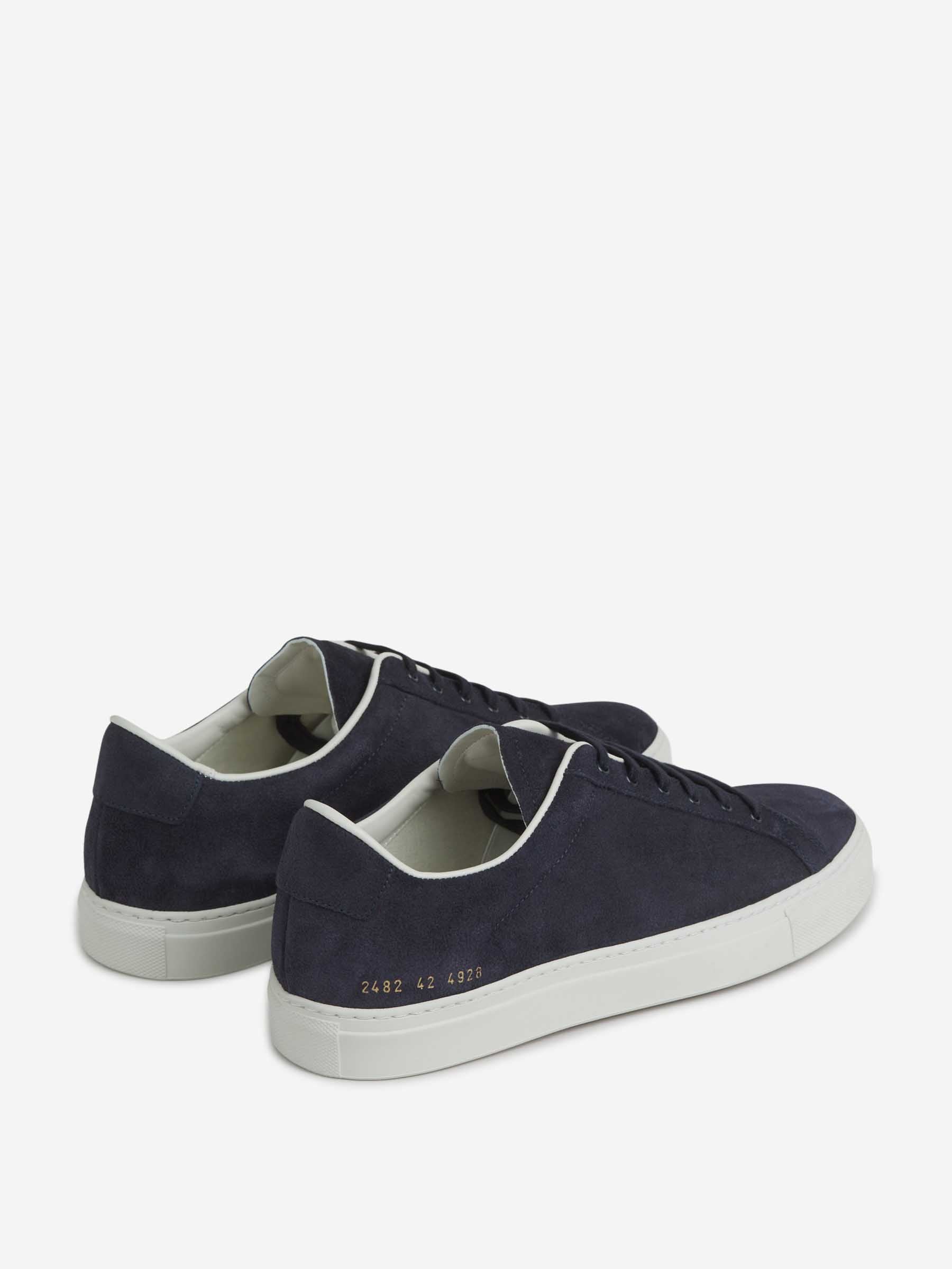 Common Projects Hombre Barcelona Sneakers Ante 2482 color Azul Marino sku 616-003019 02 - Foto 3