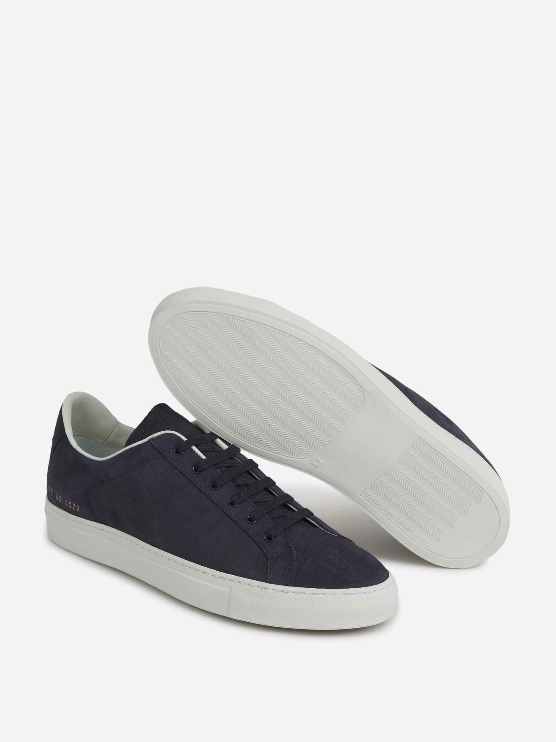 Common Projects Hombre Barcelona Sneakers Ante 2482 color Azul Marino sku 616-003019 02 - Foto 4