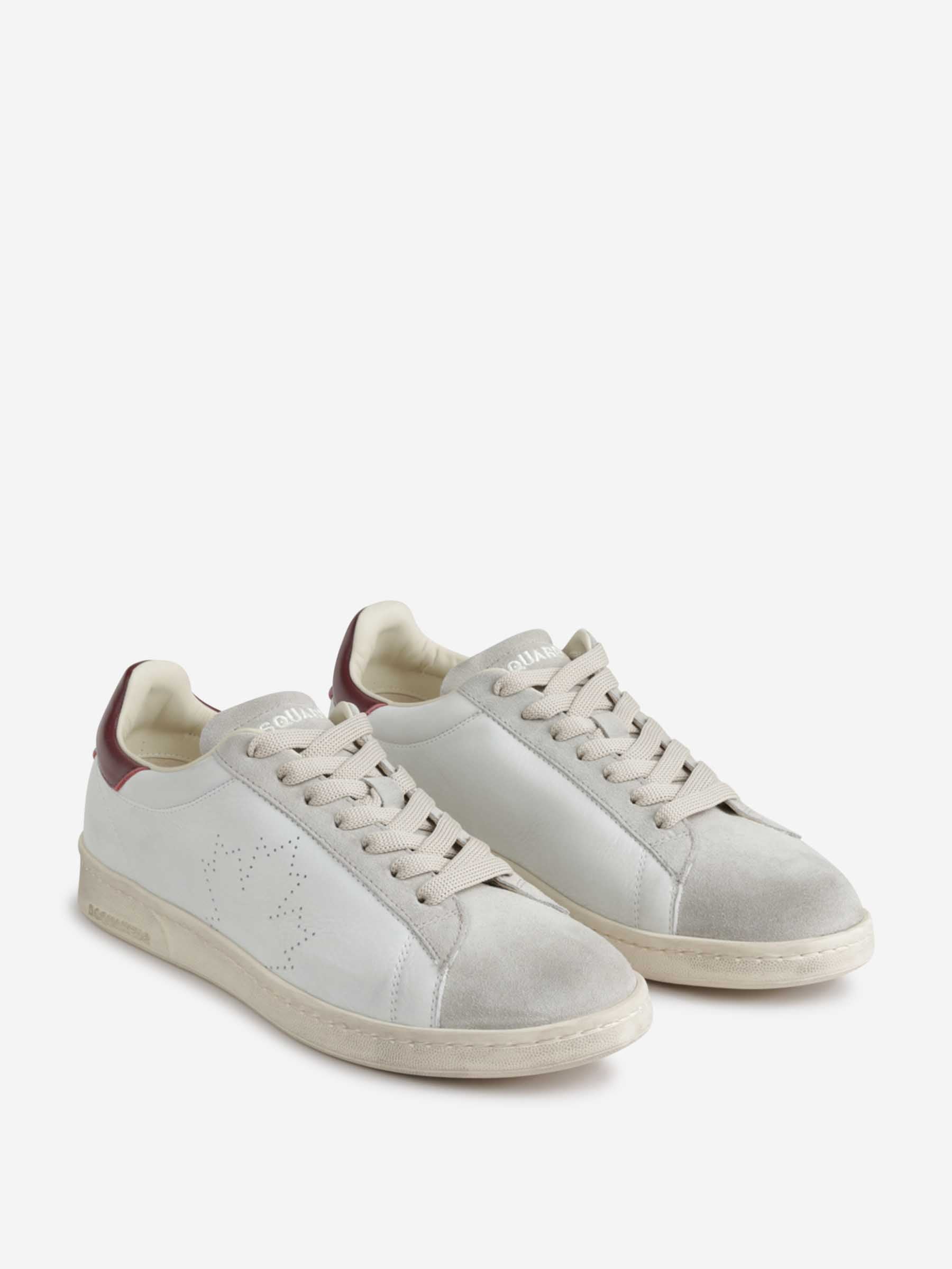 Outlet online Dsquared2 Hombre Sneakers New Jersey color Burdeos sku 616-003025 01 - Foto 2