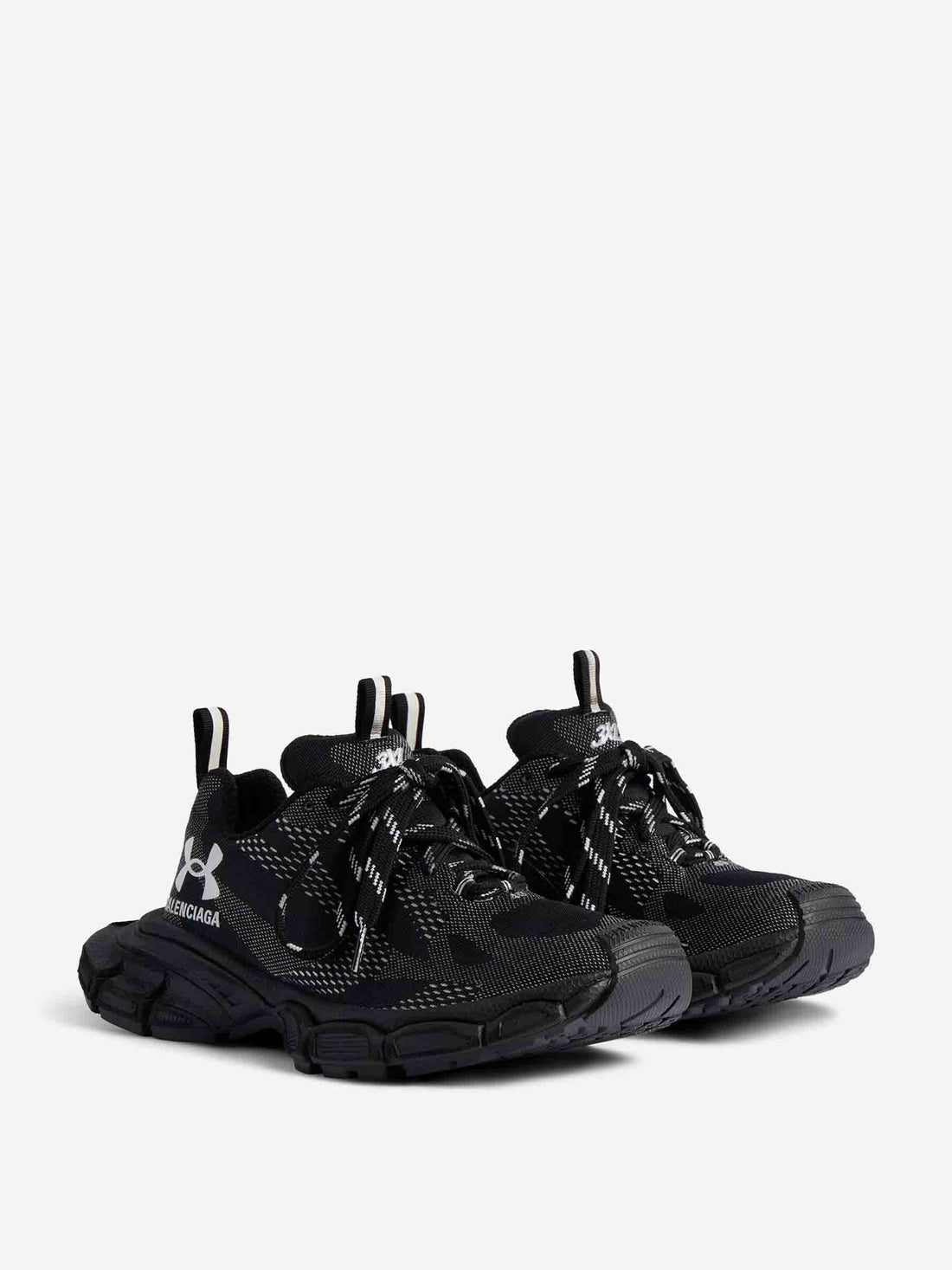 Balenciaga Hombre Barcelona Sneakers 3XL Knit color Negro sku 616-003061 01 - Foto 2