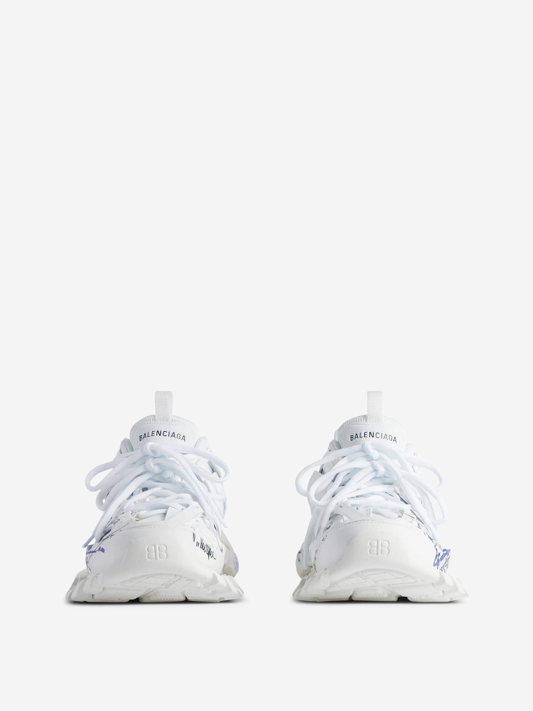 Outlet online Balenciaga Hombre Sneakers Track Autographe color Blanco sku 616-003069 01 - Foto 2