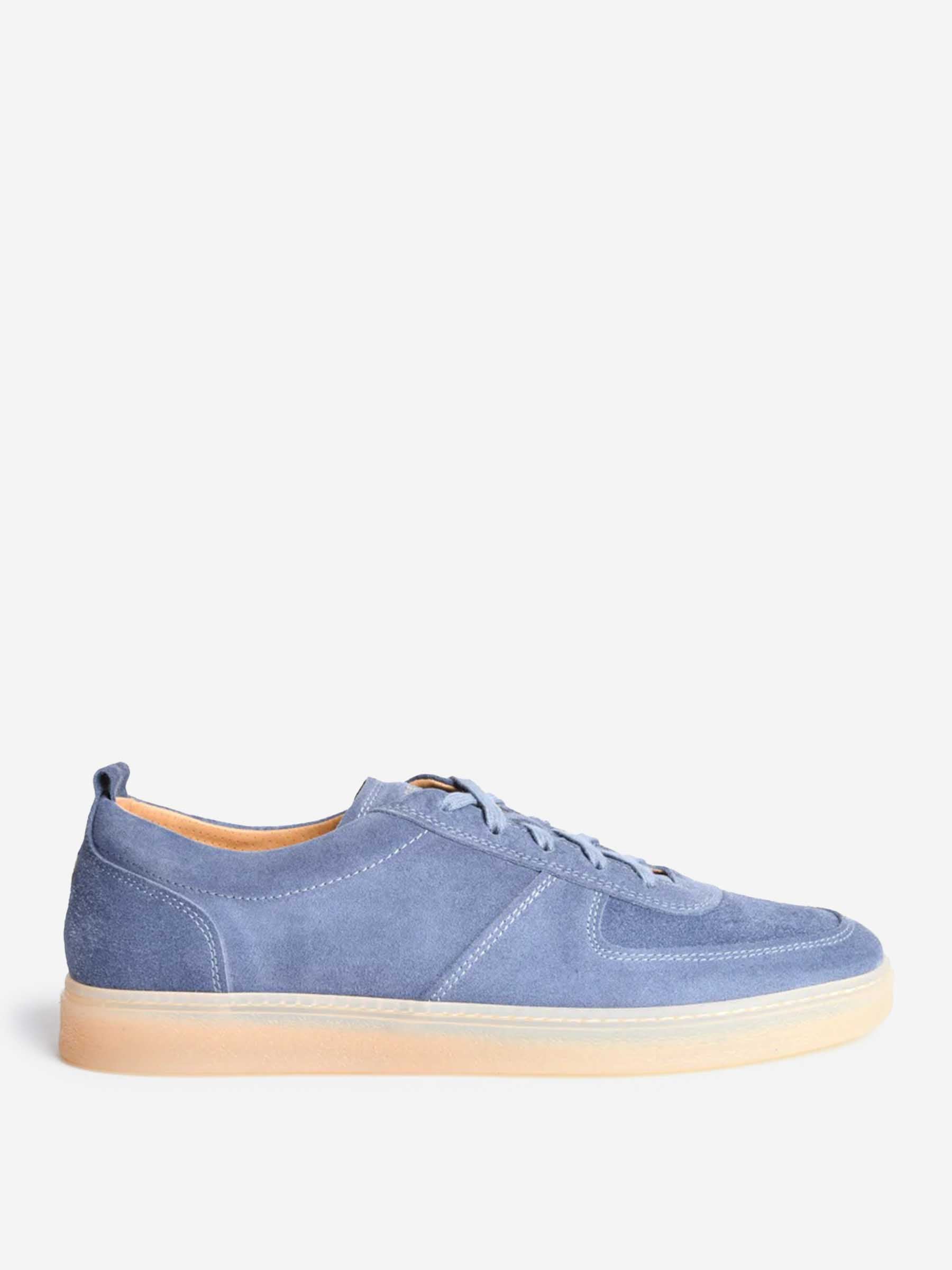 Outlet online Henderson Baracco Hombre Sneakers Ante Levante color Azul Cobalto sku 616-003070 02 - Foto 1