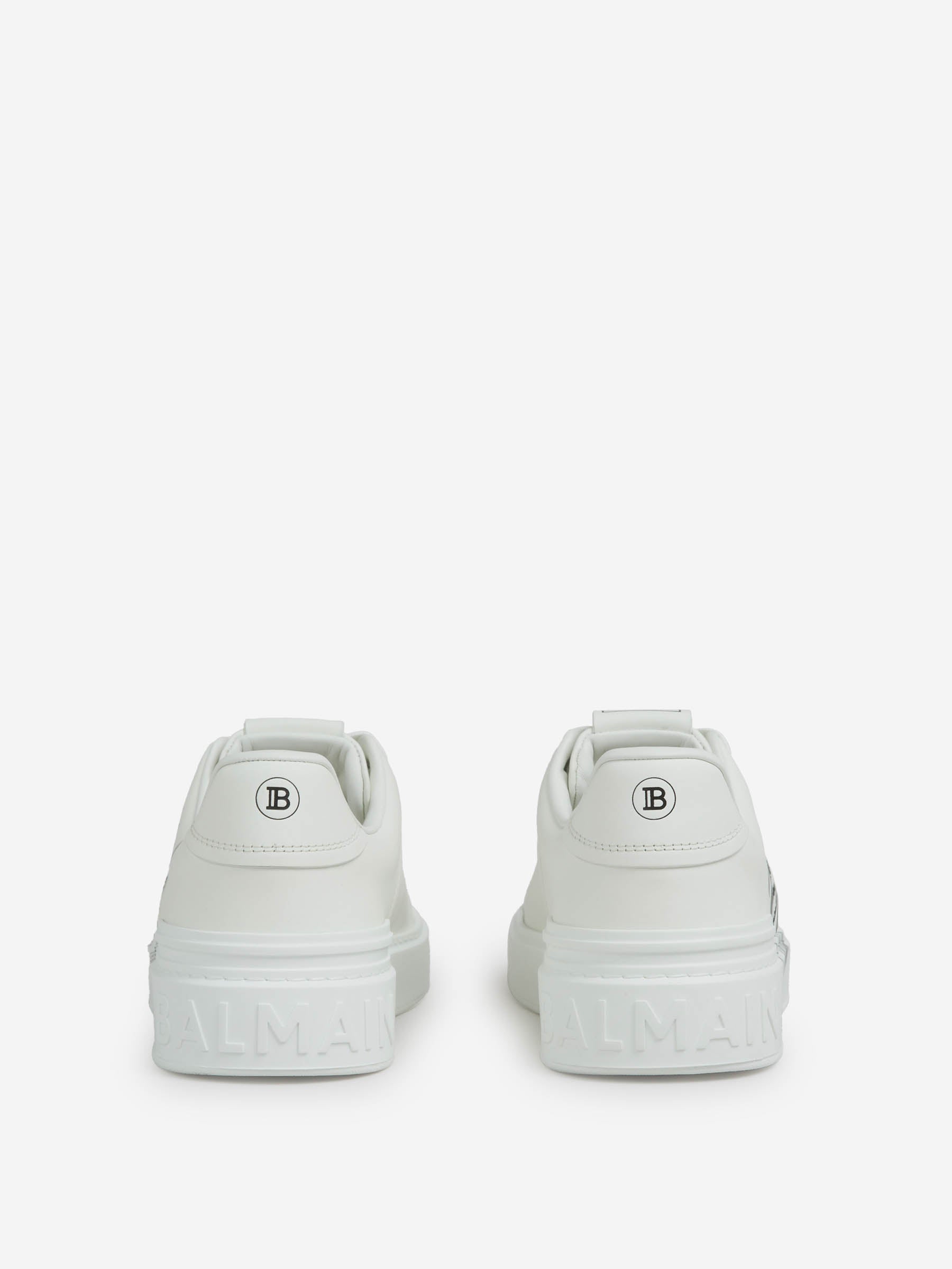 Outlet online Balmain Hombre Sneakers B-Court Piel color Blanco sku 616-003089 02 - Foto 7