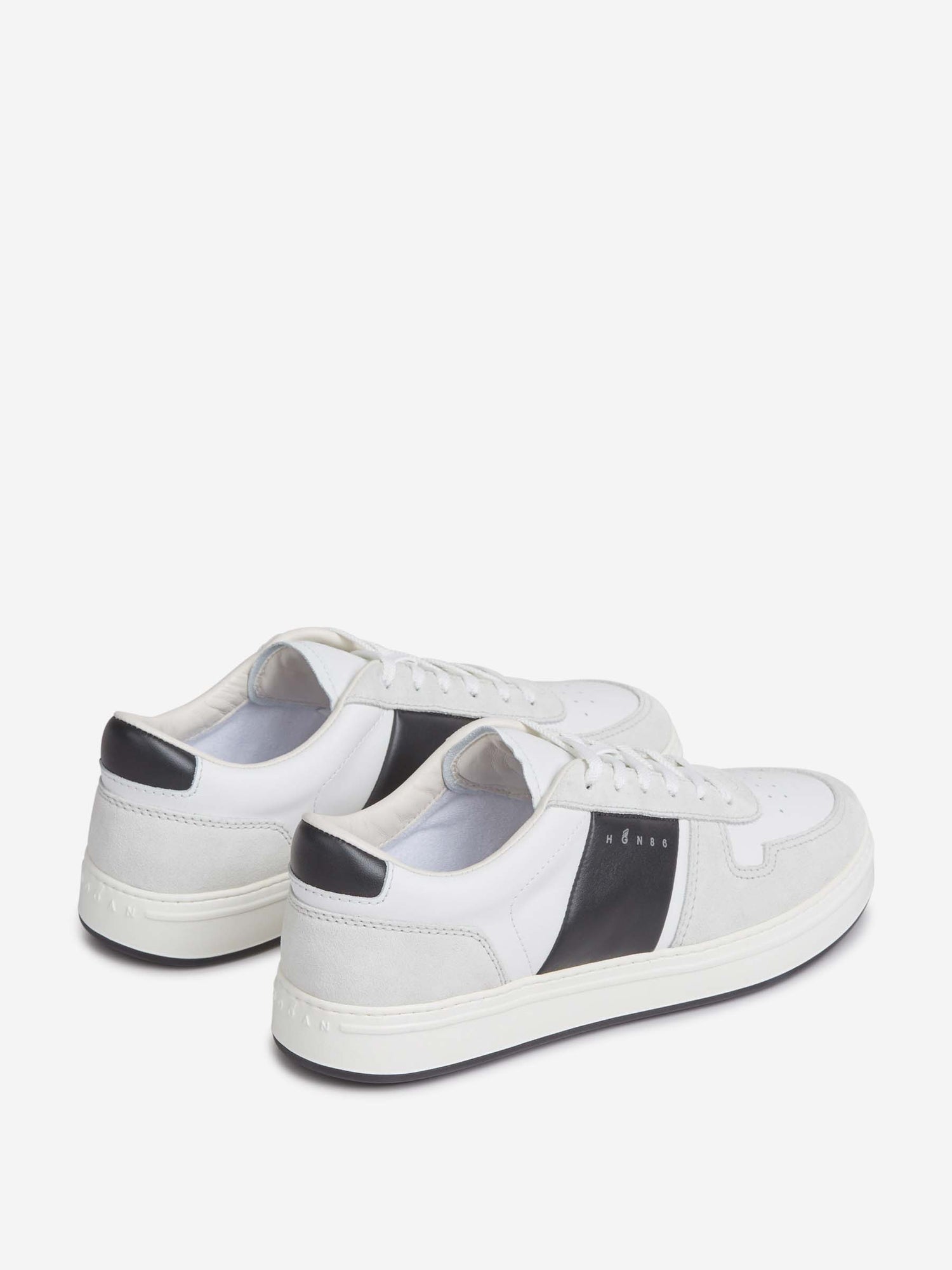 Hogan Hombre Barcelona Zapatillas Deportivas H-TV color Blanco Y Negro sku 616-003184 01 - Foto 3