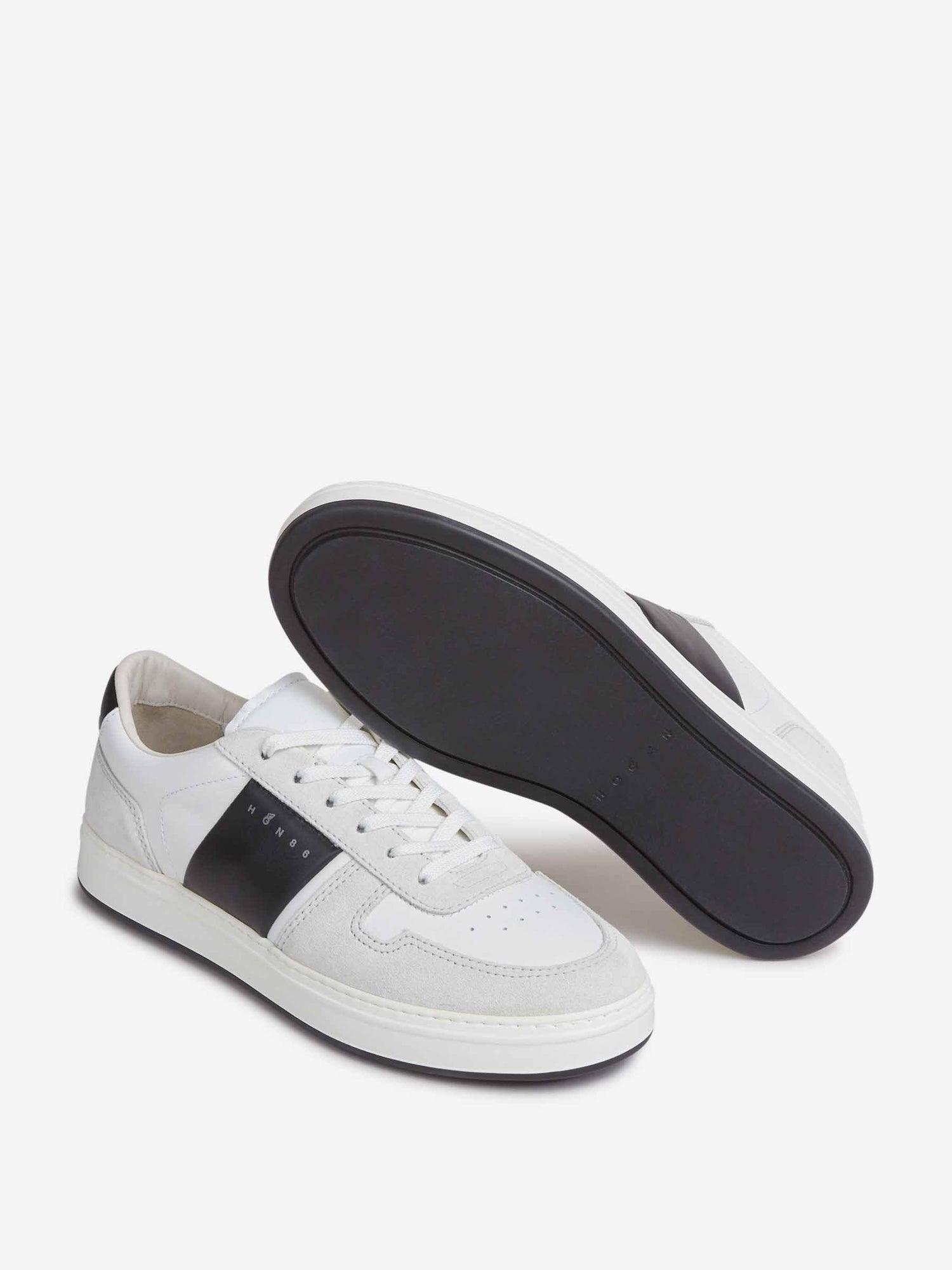 Hogan Hombre Barcelona Zapatillas Deportivas H-TV color Blanco Y Negro sku 616-003184 01 - Foto 4